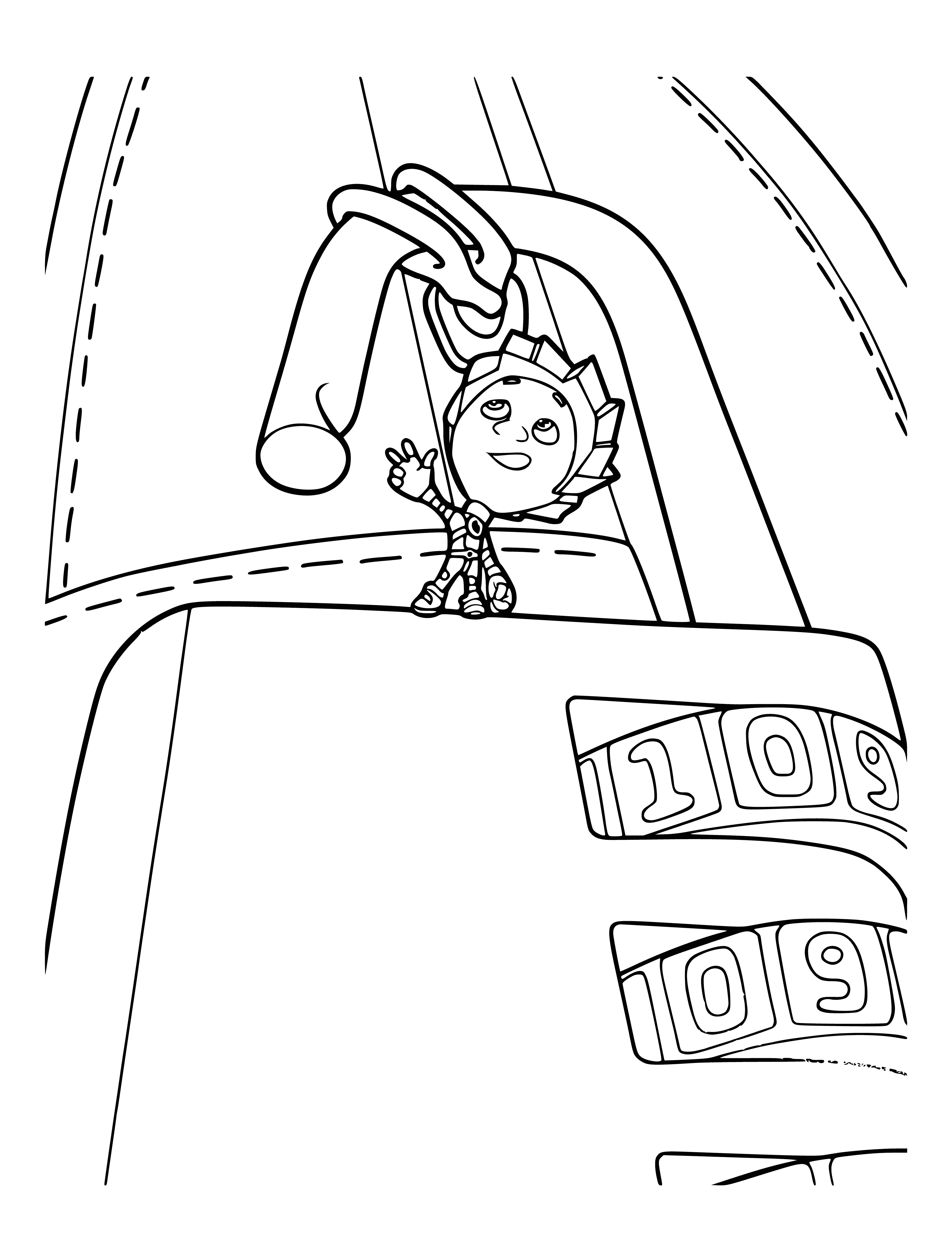 coloring page: Six 3-color locks with distinct patterns, each color has a unique order; first symbol goes at top when inputting code.