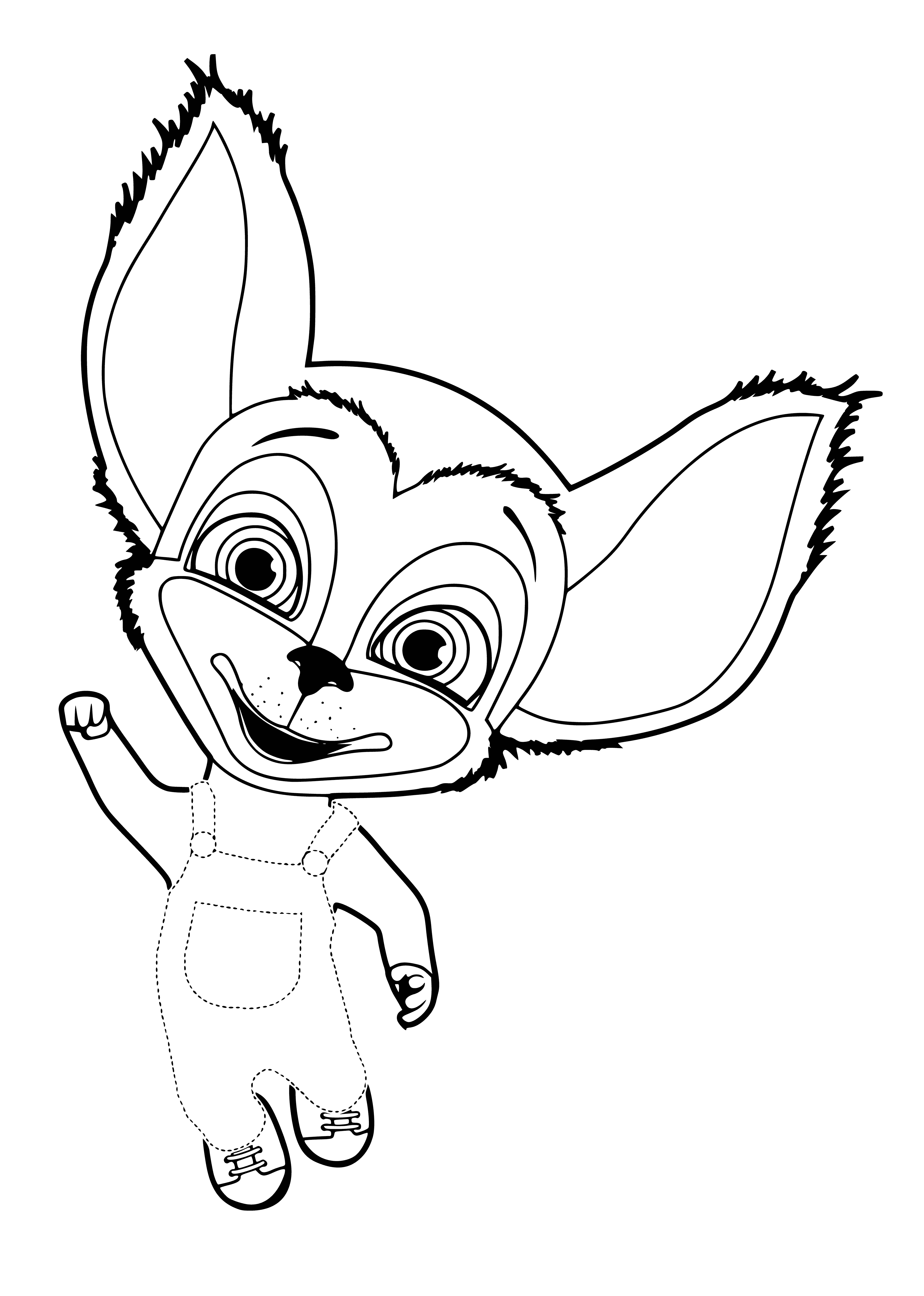 coloring page: A small baby with light brown hair lays in a white crib, sucking its thumb.
