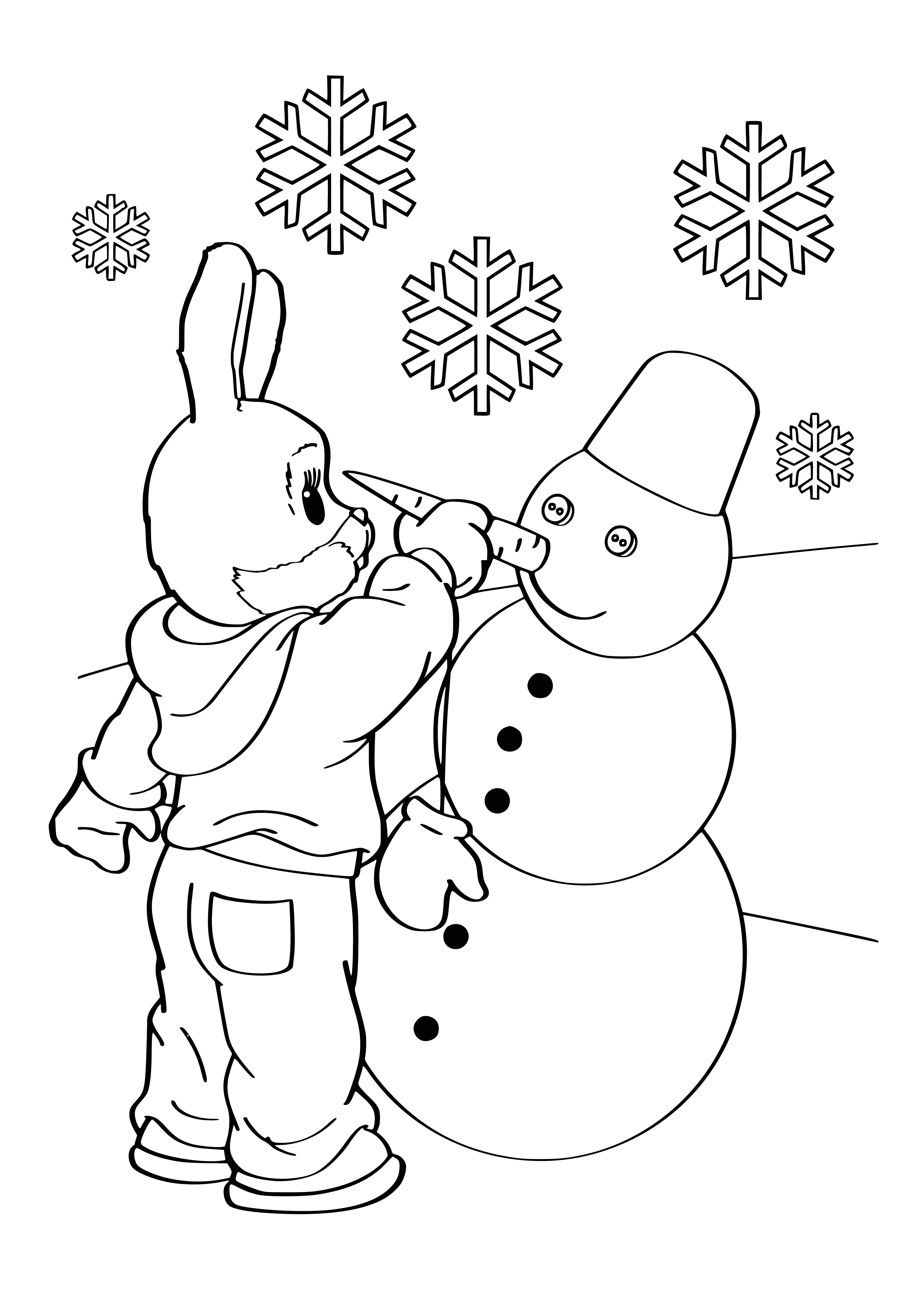 coloring page: Woman stands in front of smiling children, saying: "Good night, children!"