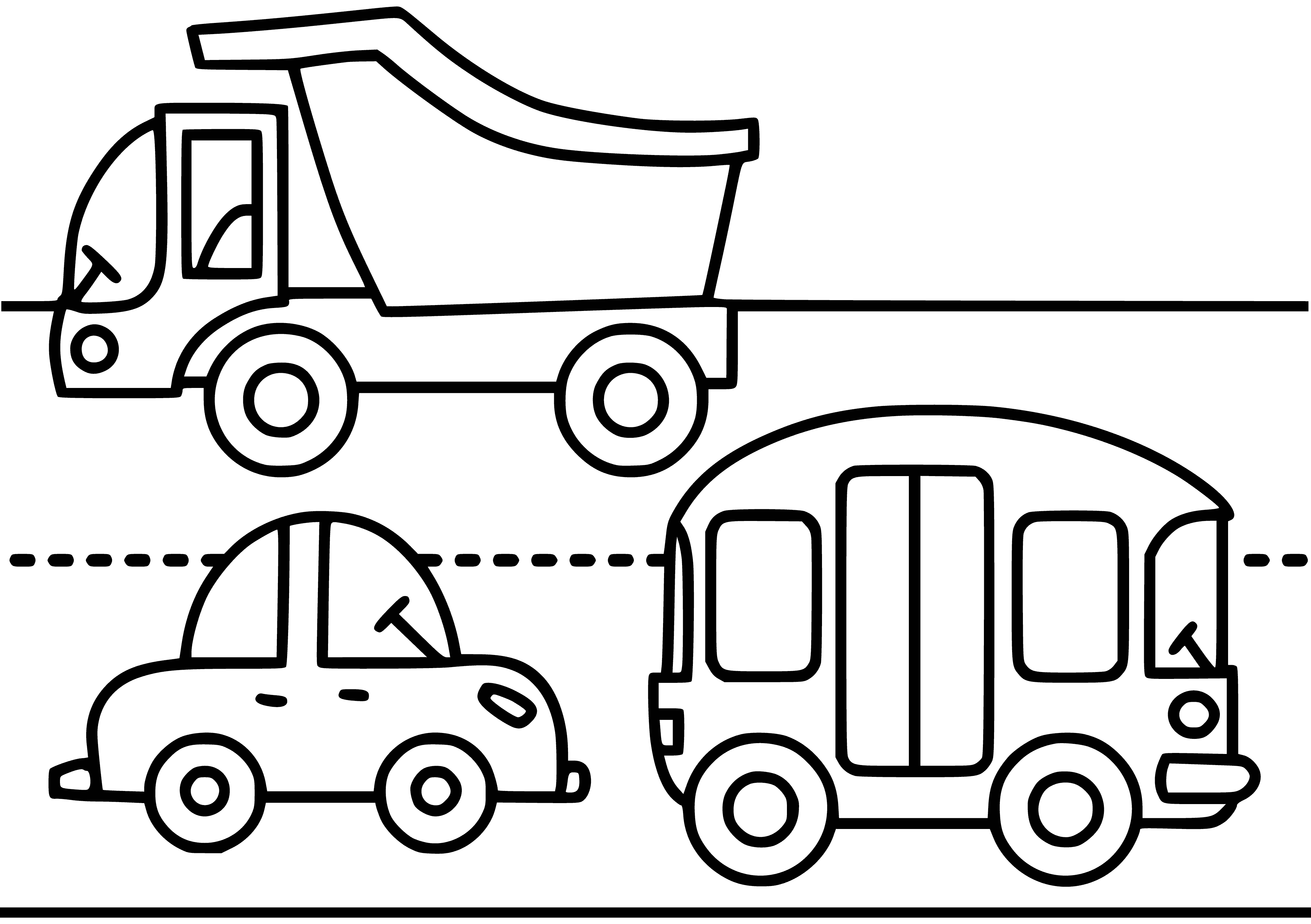 Road coloring page