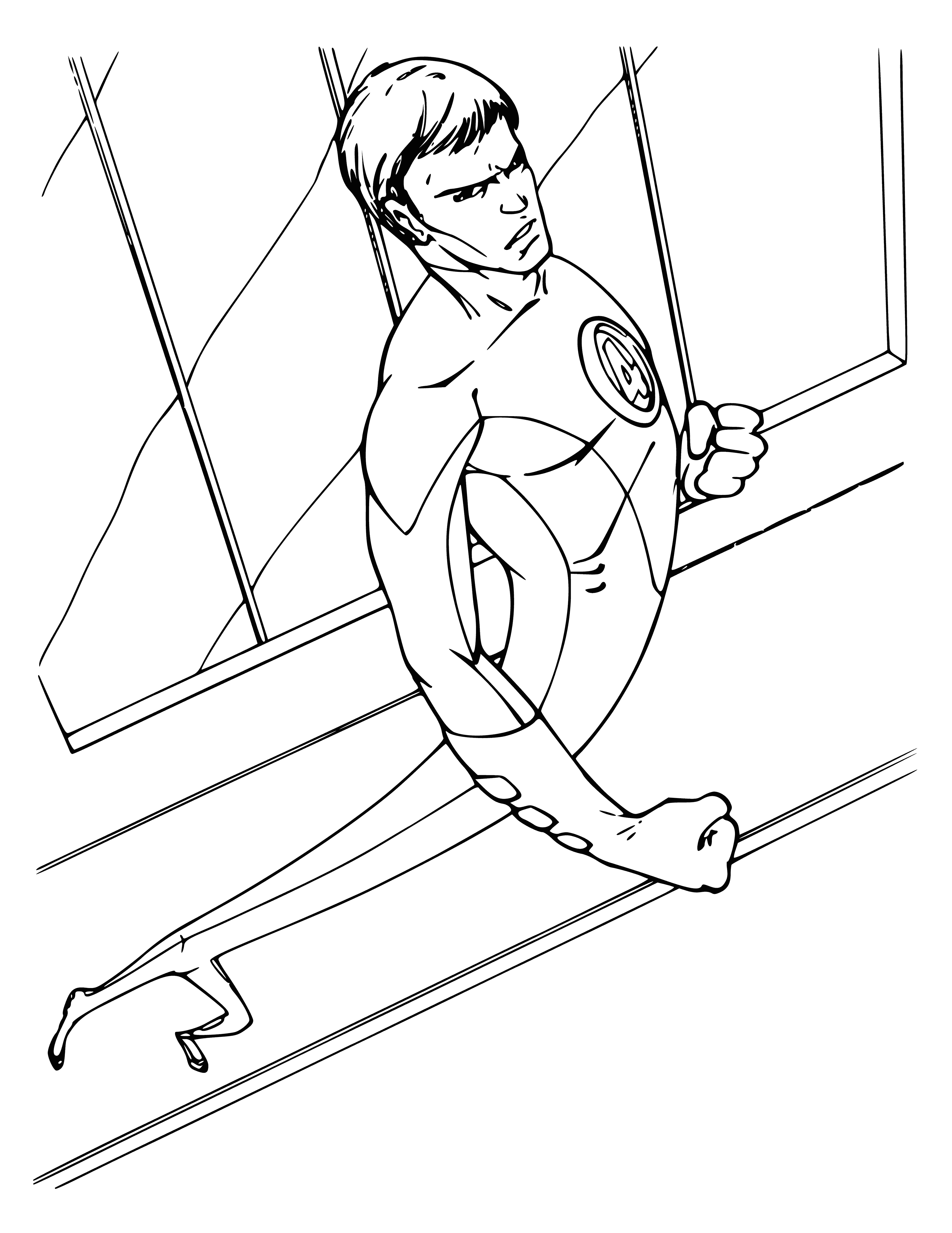 Flexible coloring page