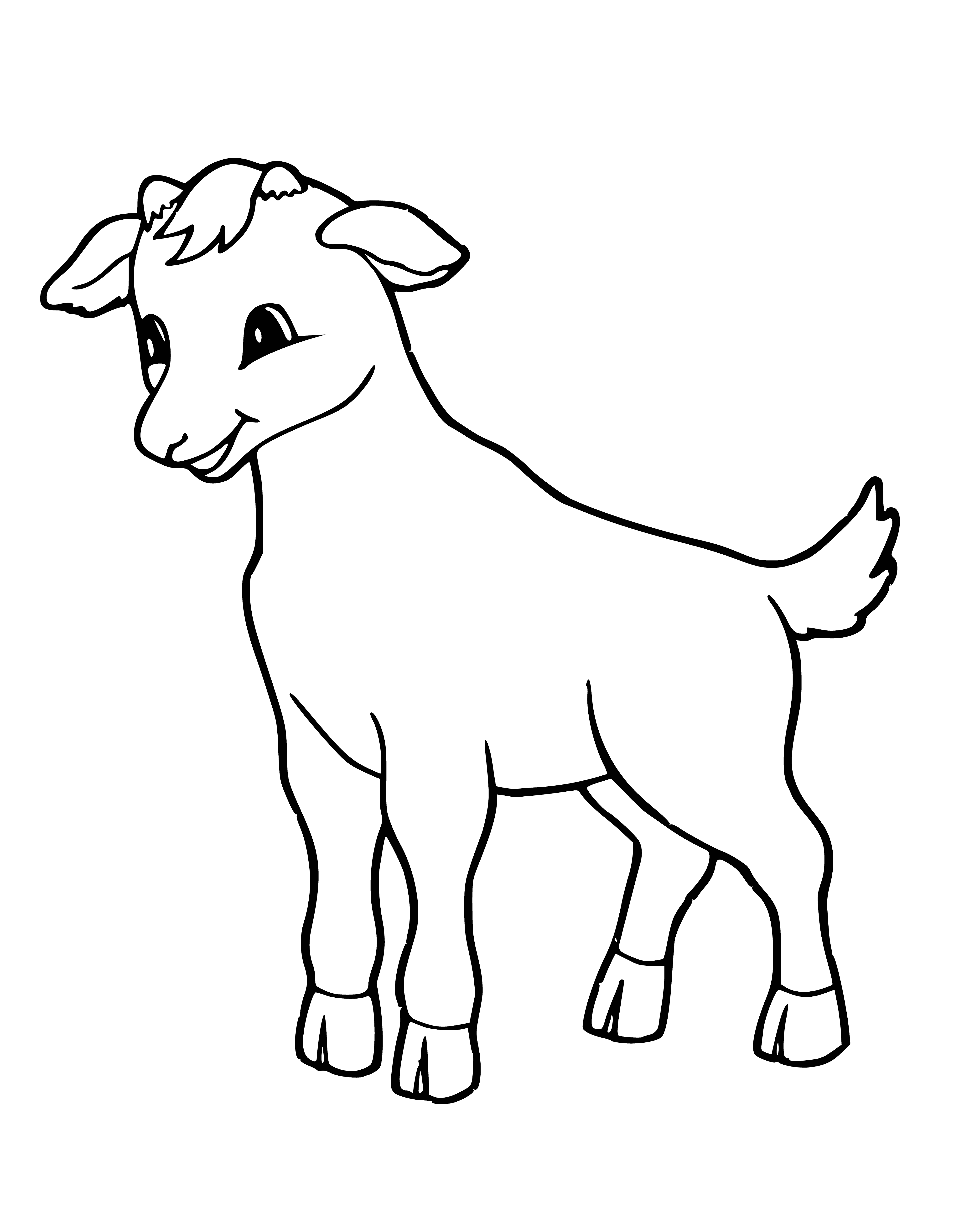 Little kid coloring page