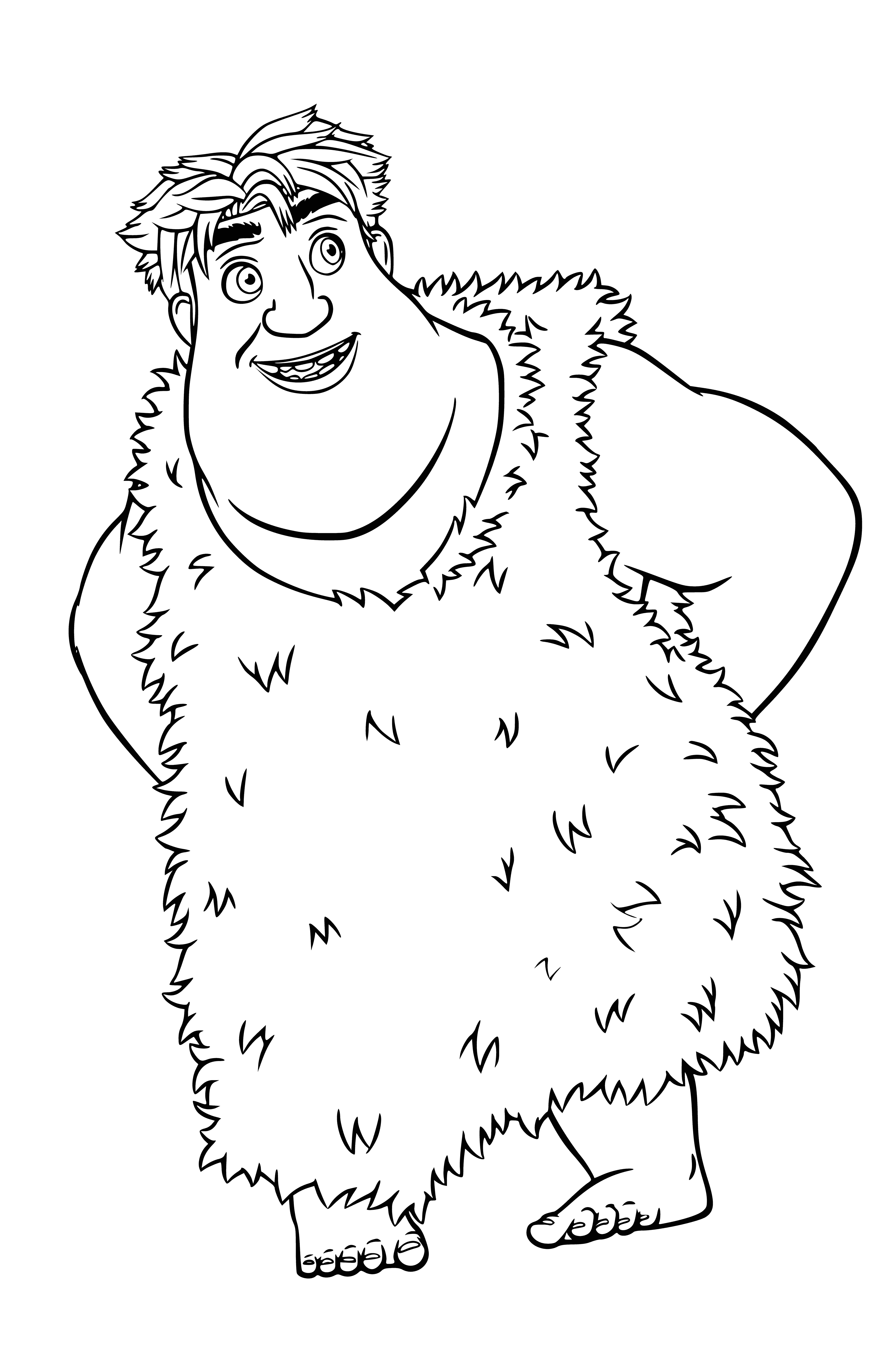 Tunk coloring page