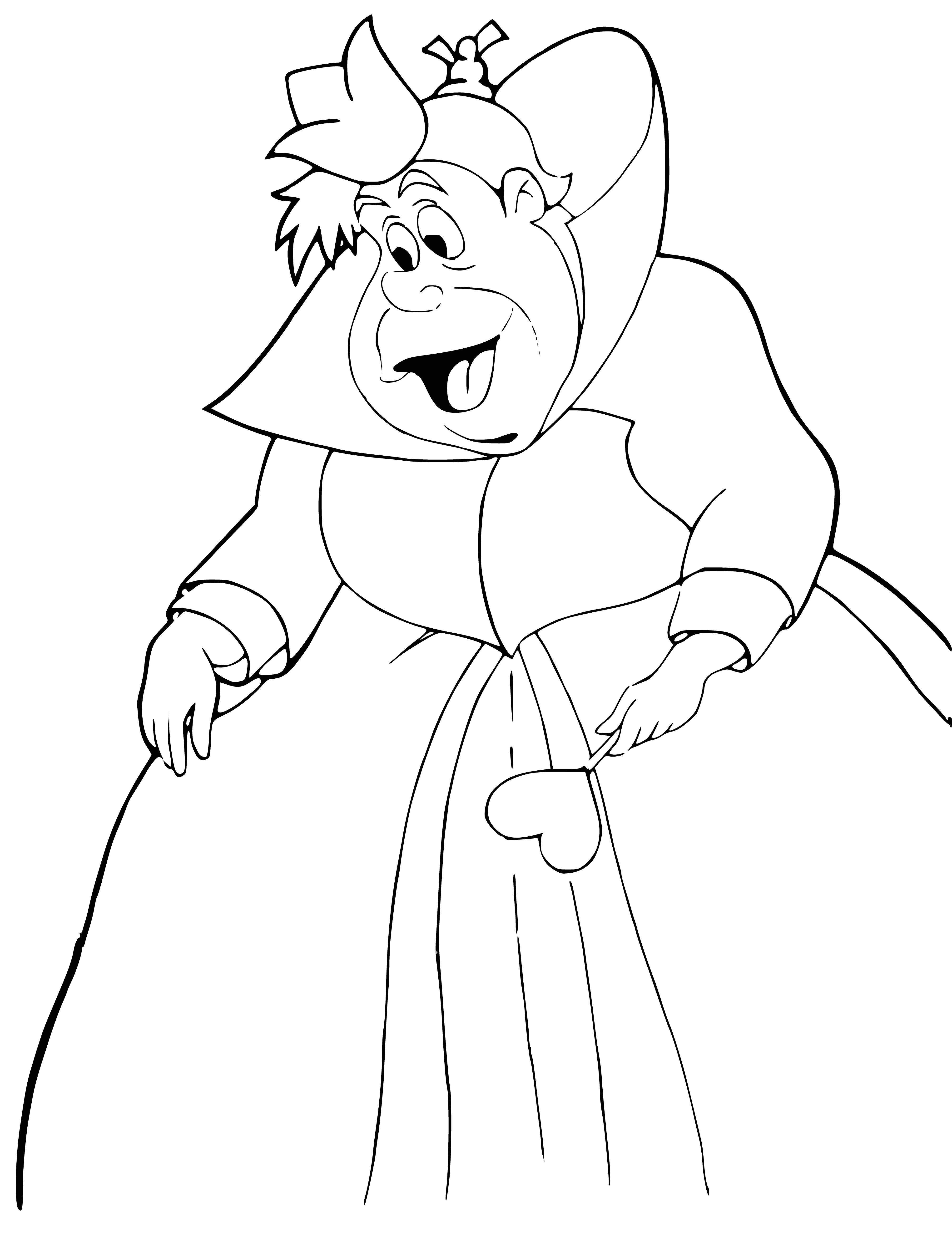 Queen coloring page