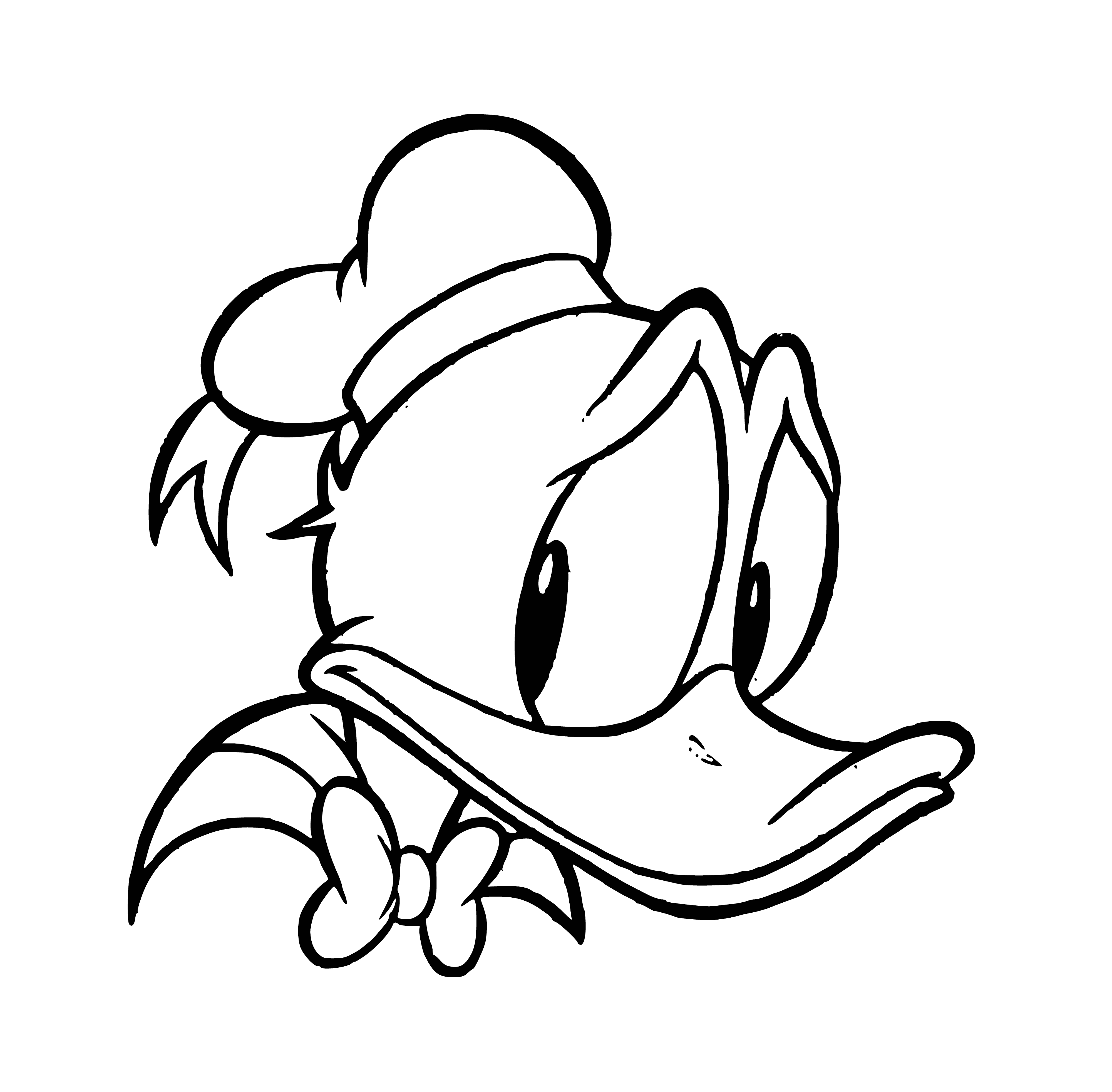 Donald coloring page