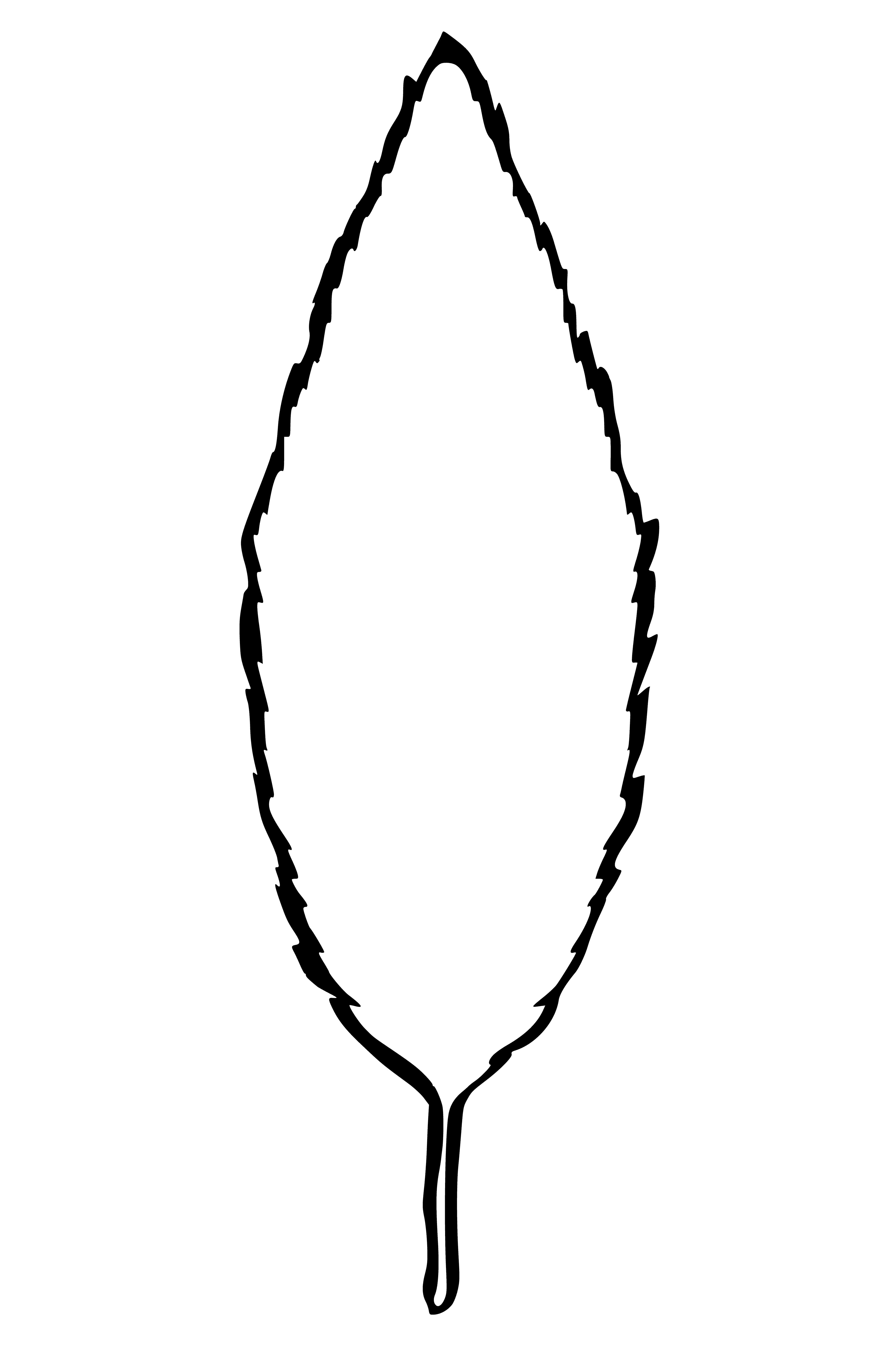 Liść Wiśni kolorowanka