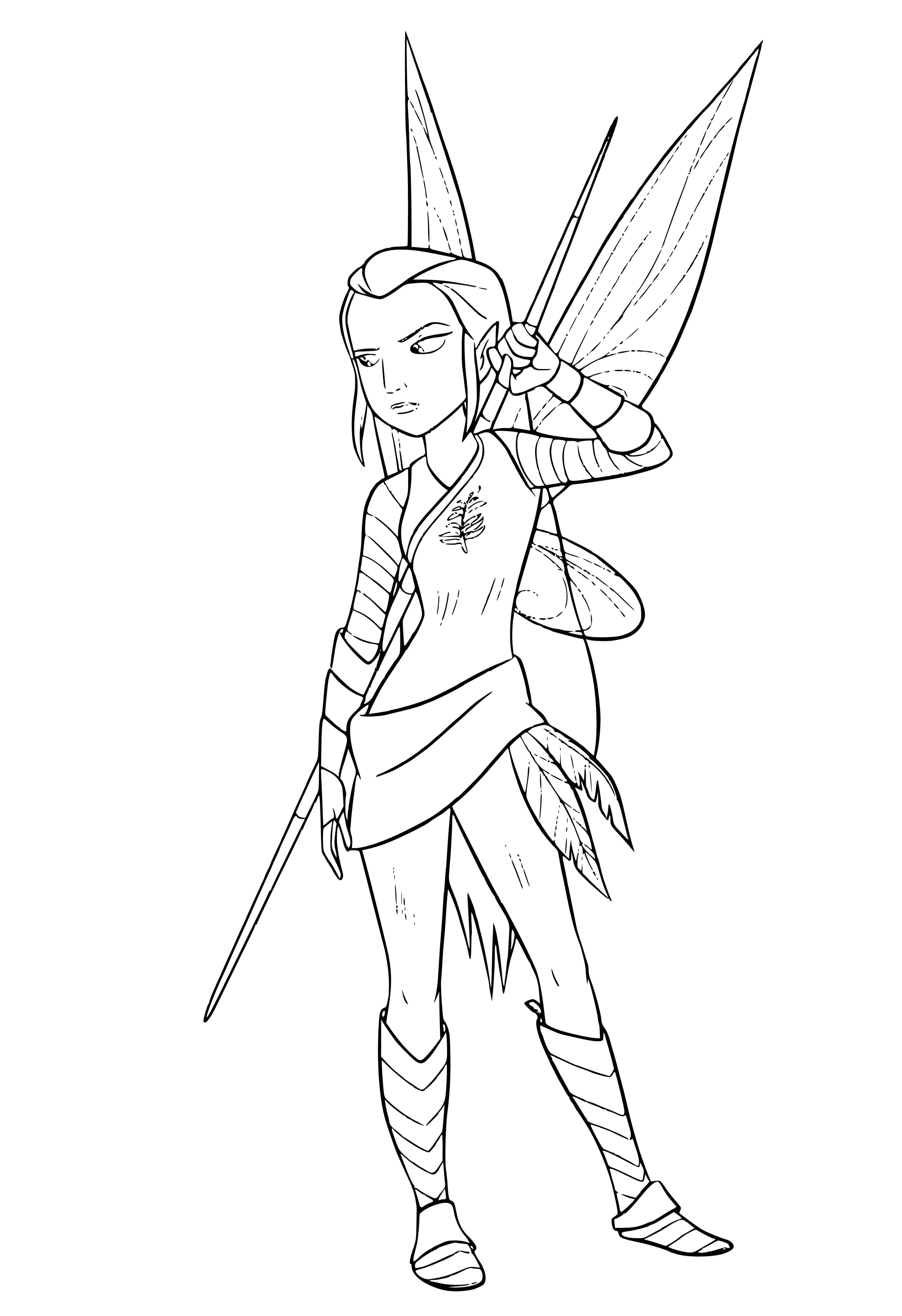 Fairy Knicks coloring page