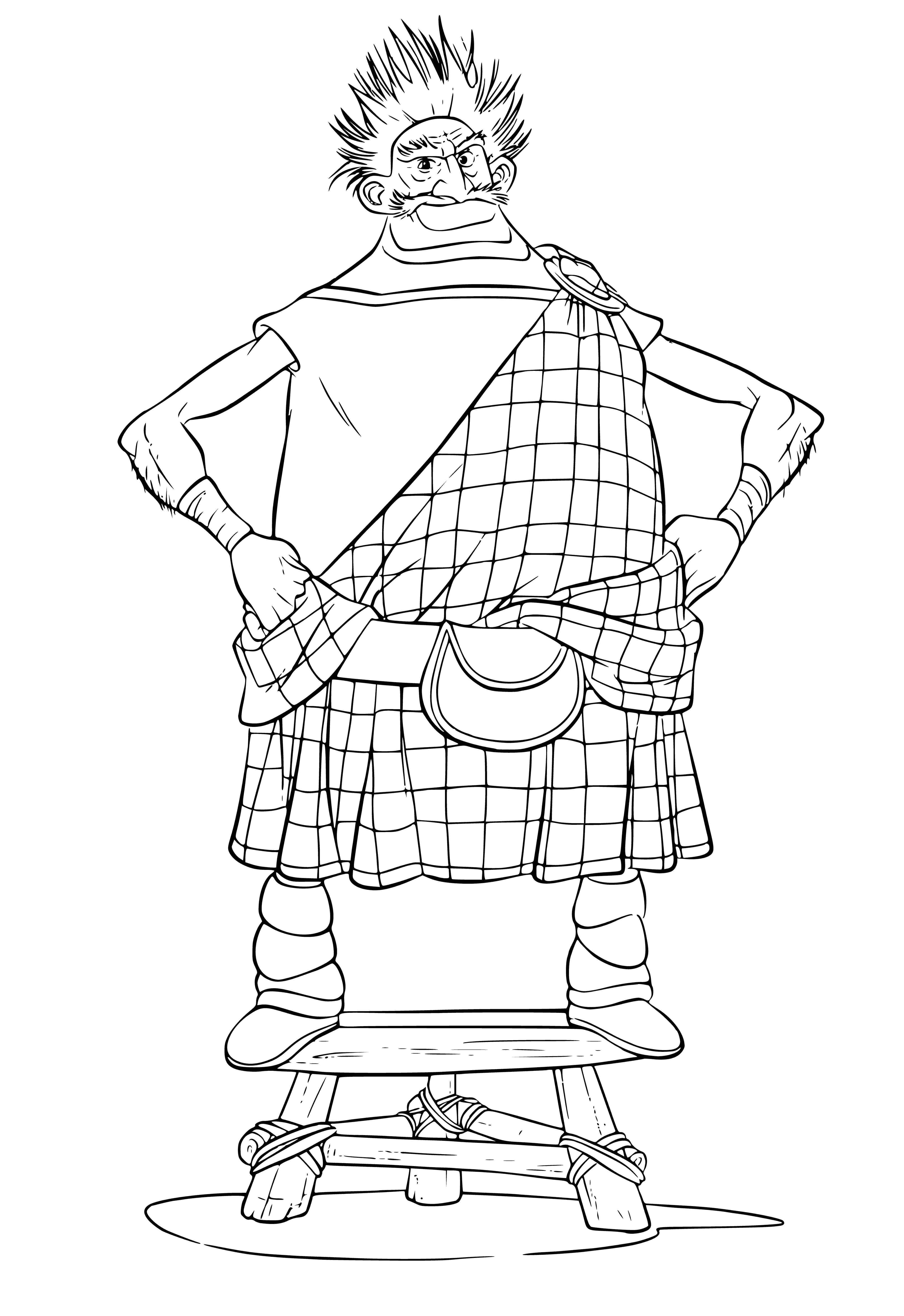 Lord Dingval coloring page