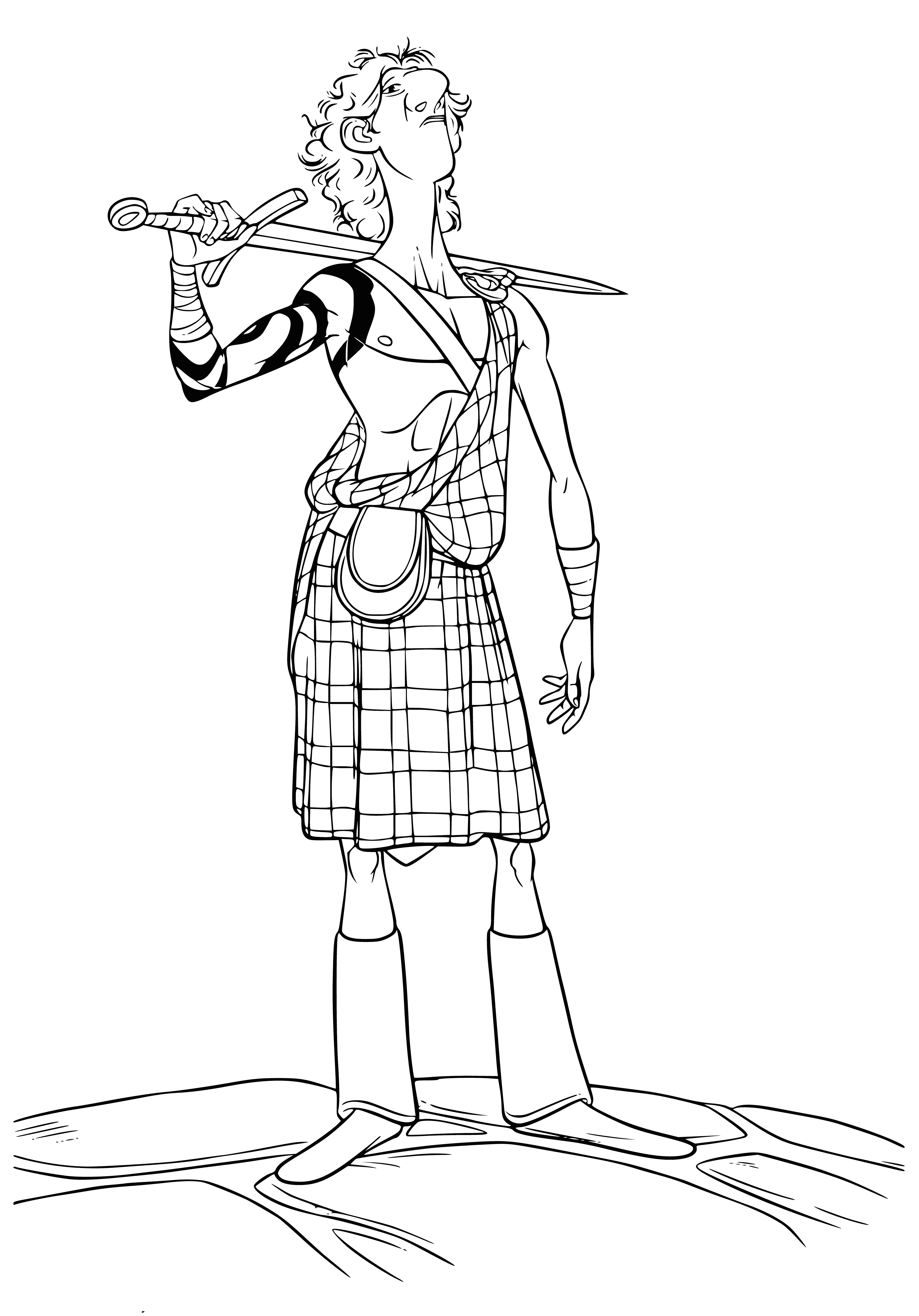 Son of Lord Mackintosh coloring page