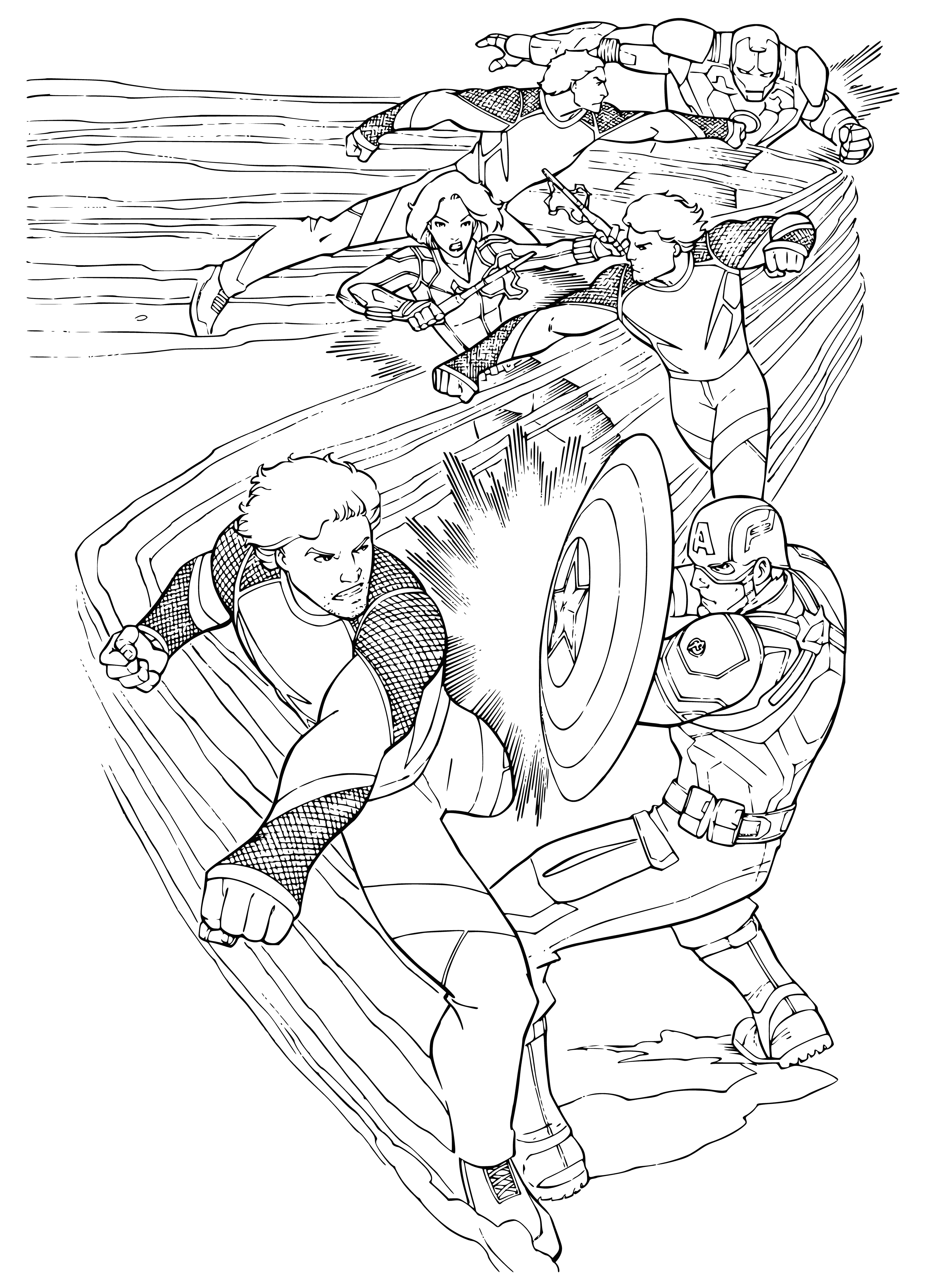Mercury is super fast coloring page
