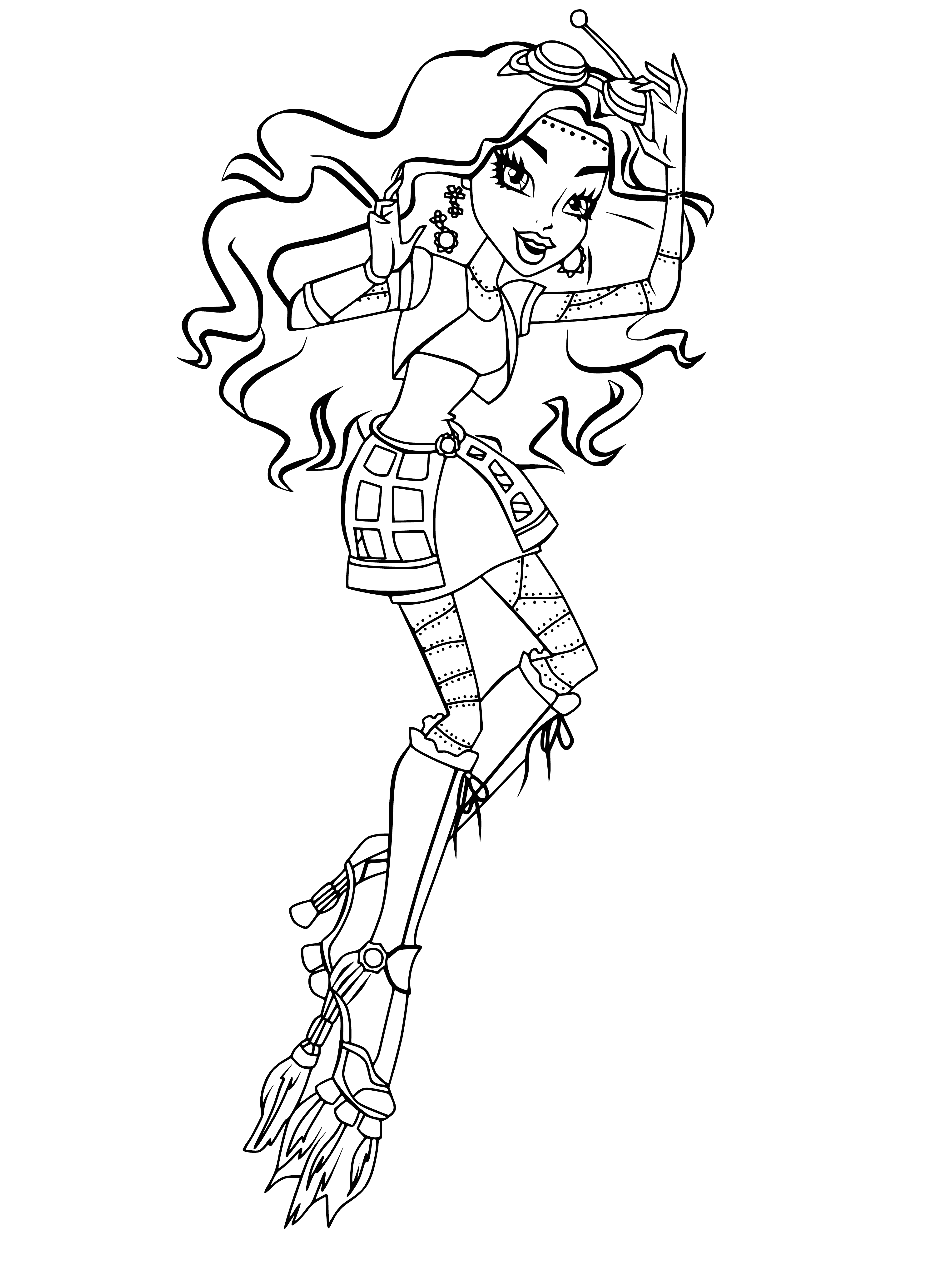 Coloration par Robekki Stim de Monster High