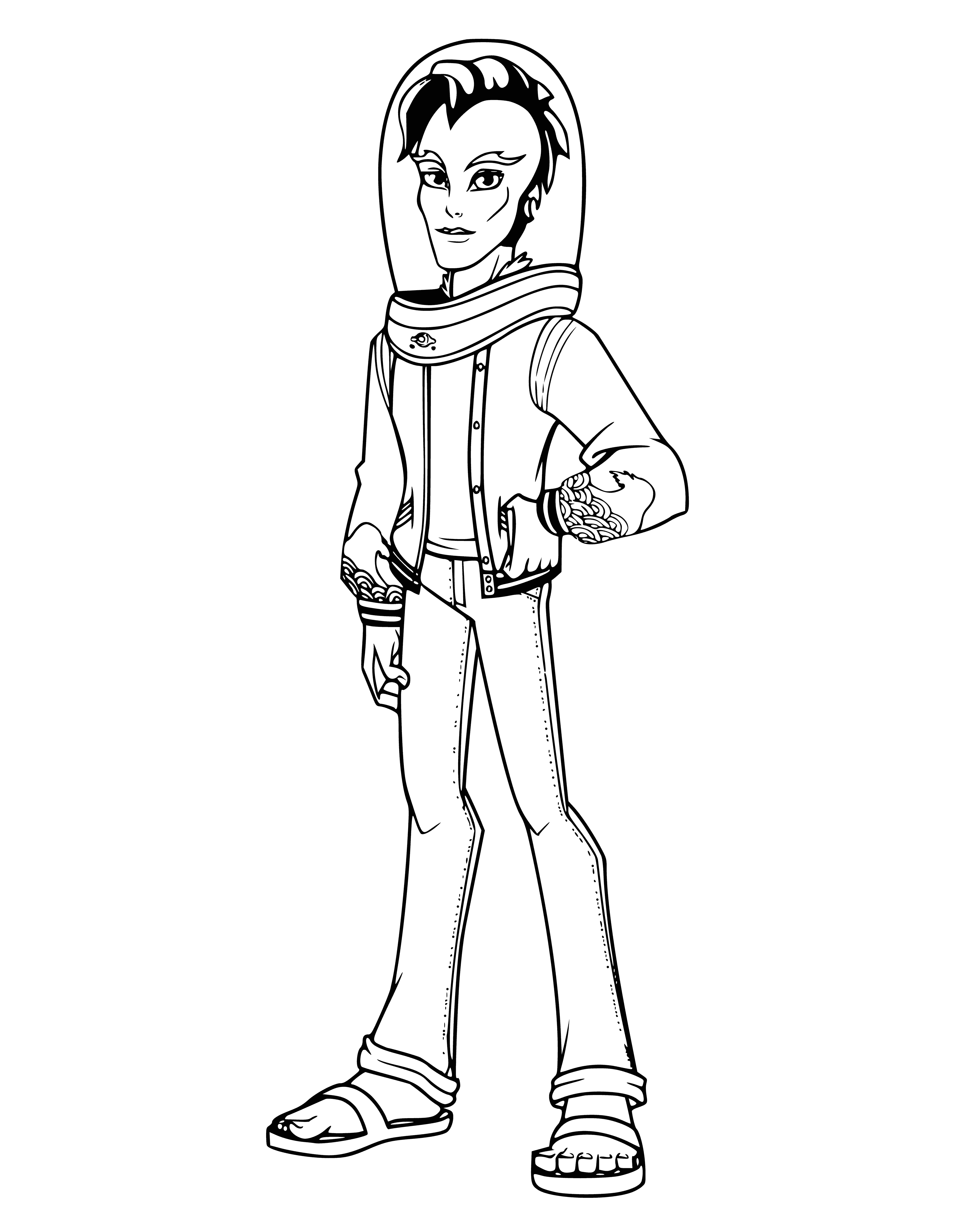 Gil, son of a river monster from Monster High