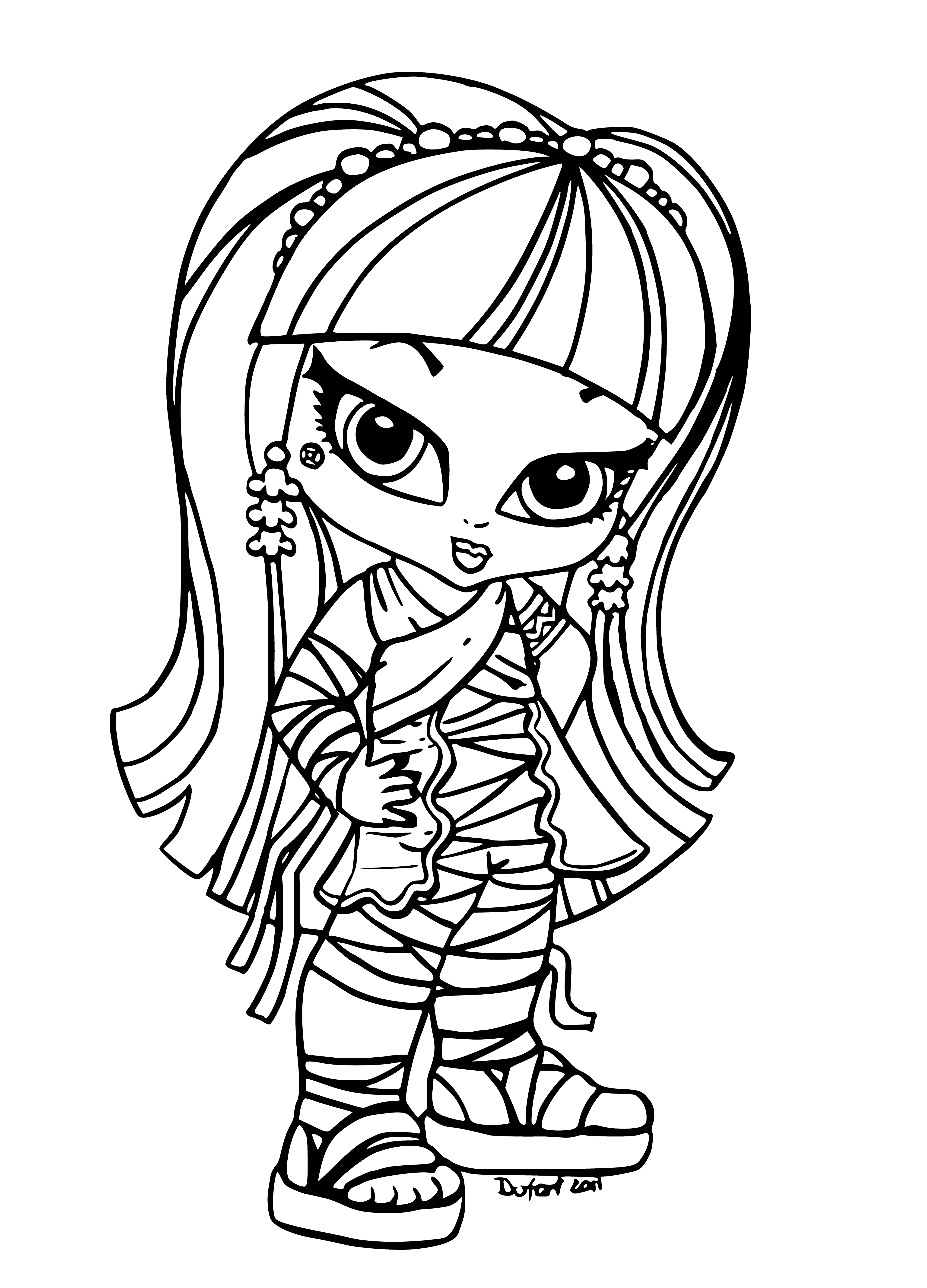 Baby Cleo de Neil coloring page