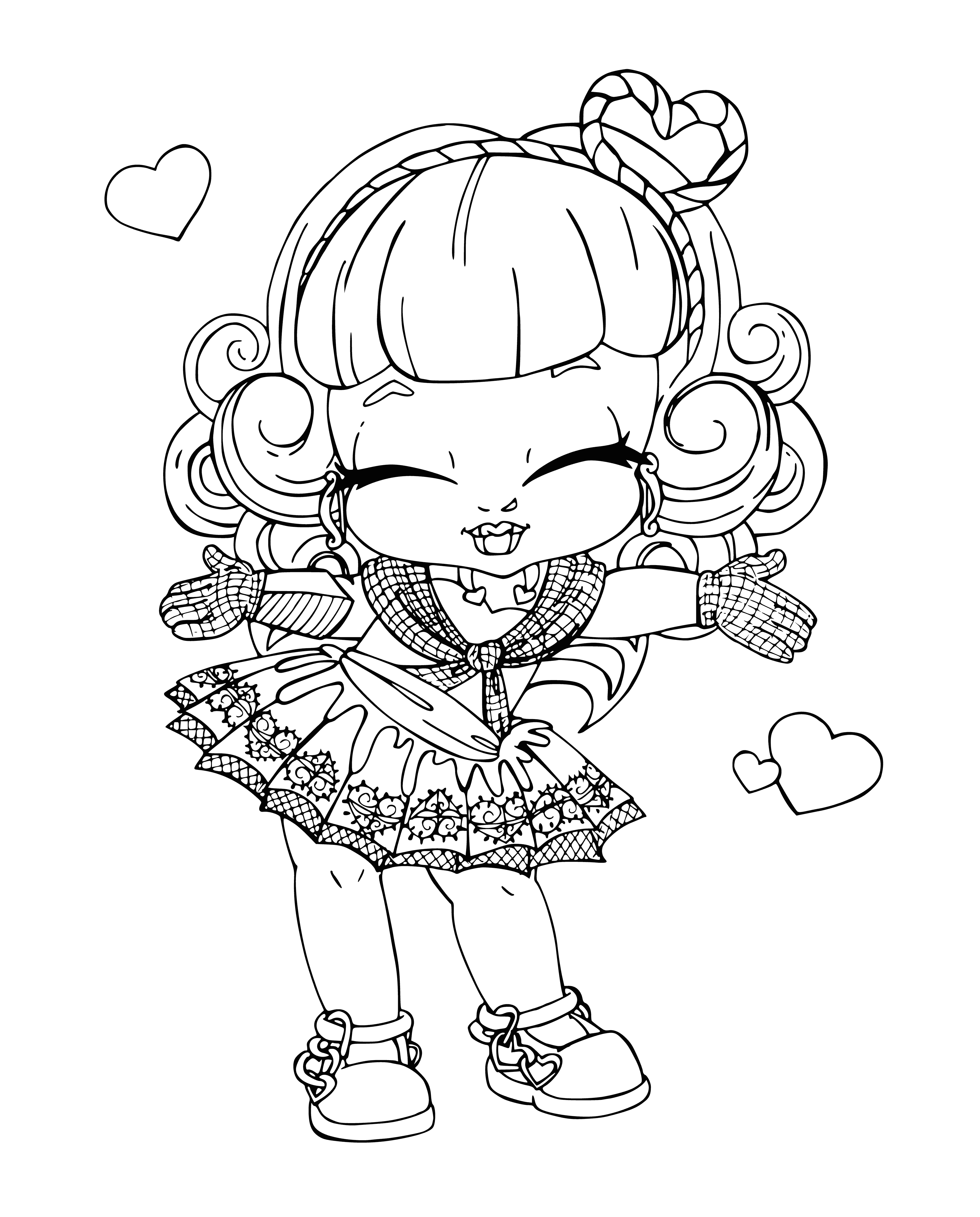 Baby Cupid coloring page