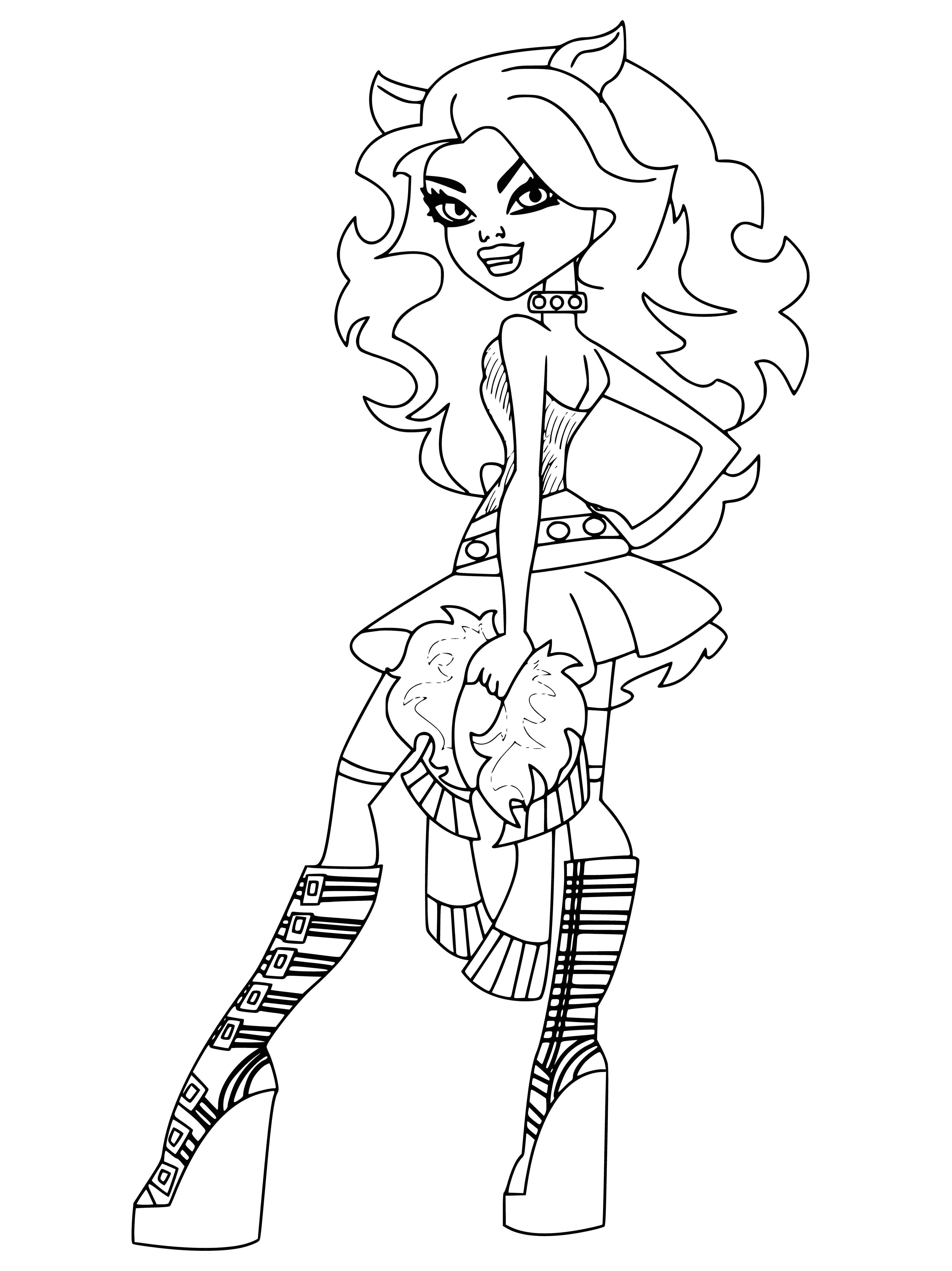 Claudine Wolfe coloring page