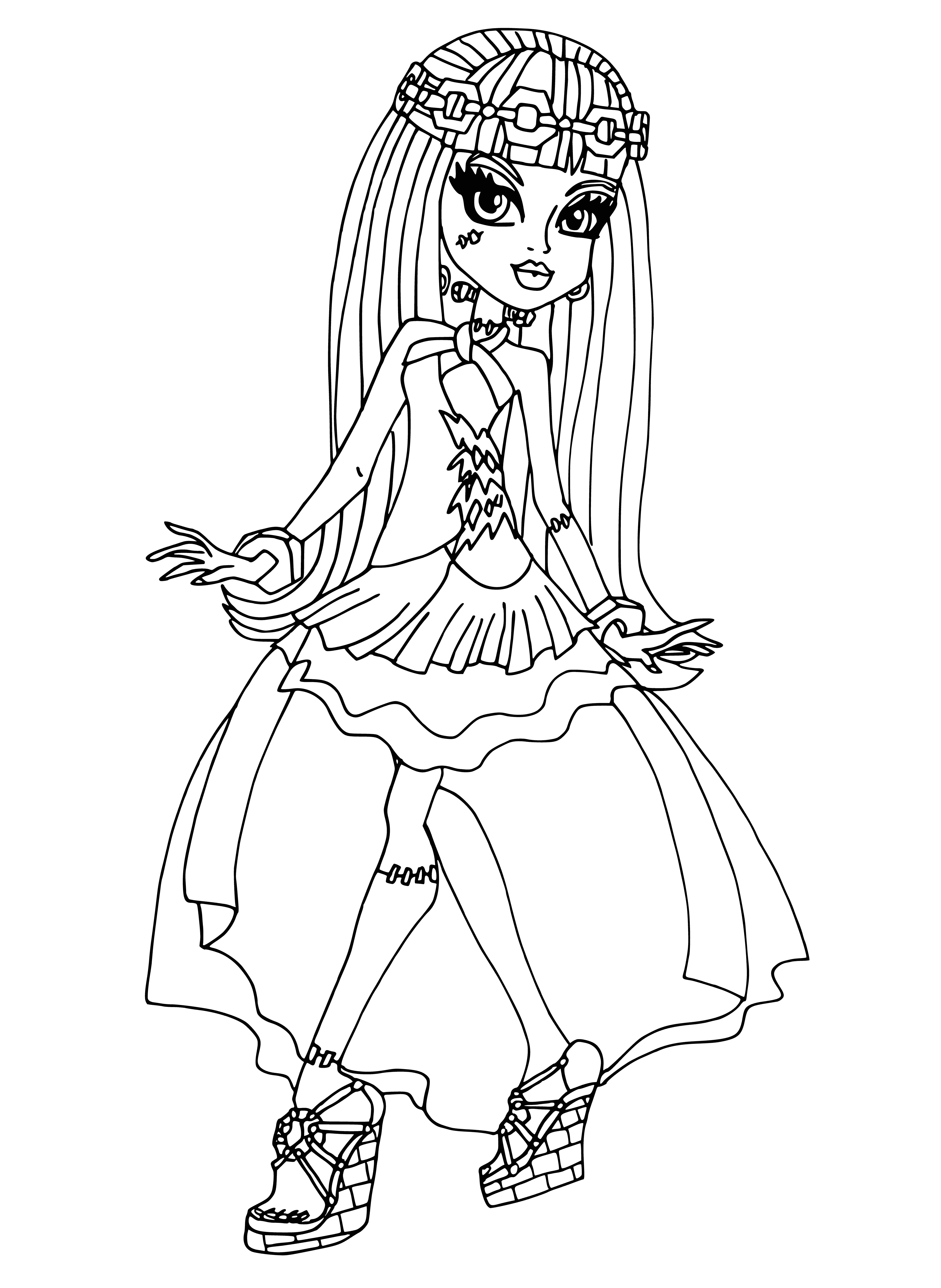 Freckney Stein coloring page