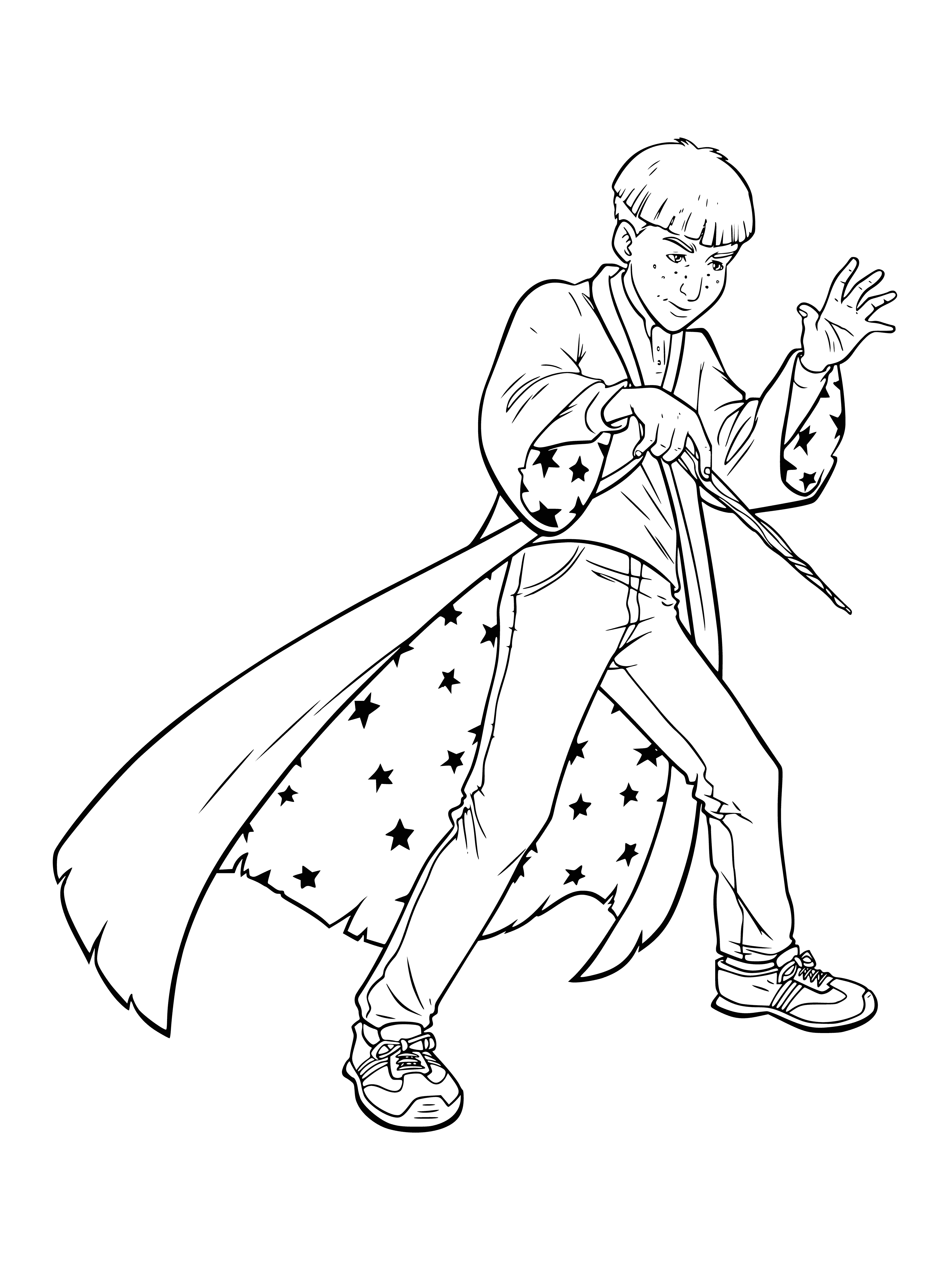 Ron Weasley coloriage