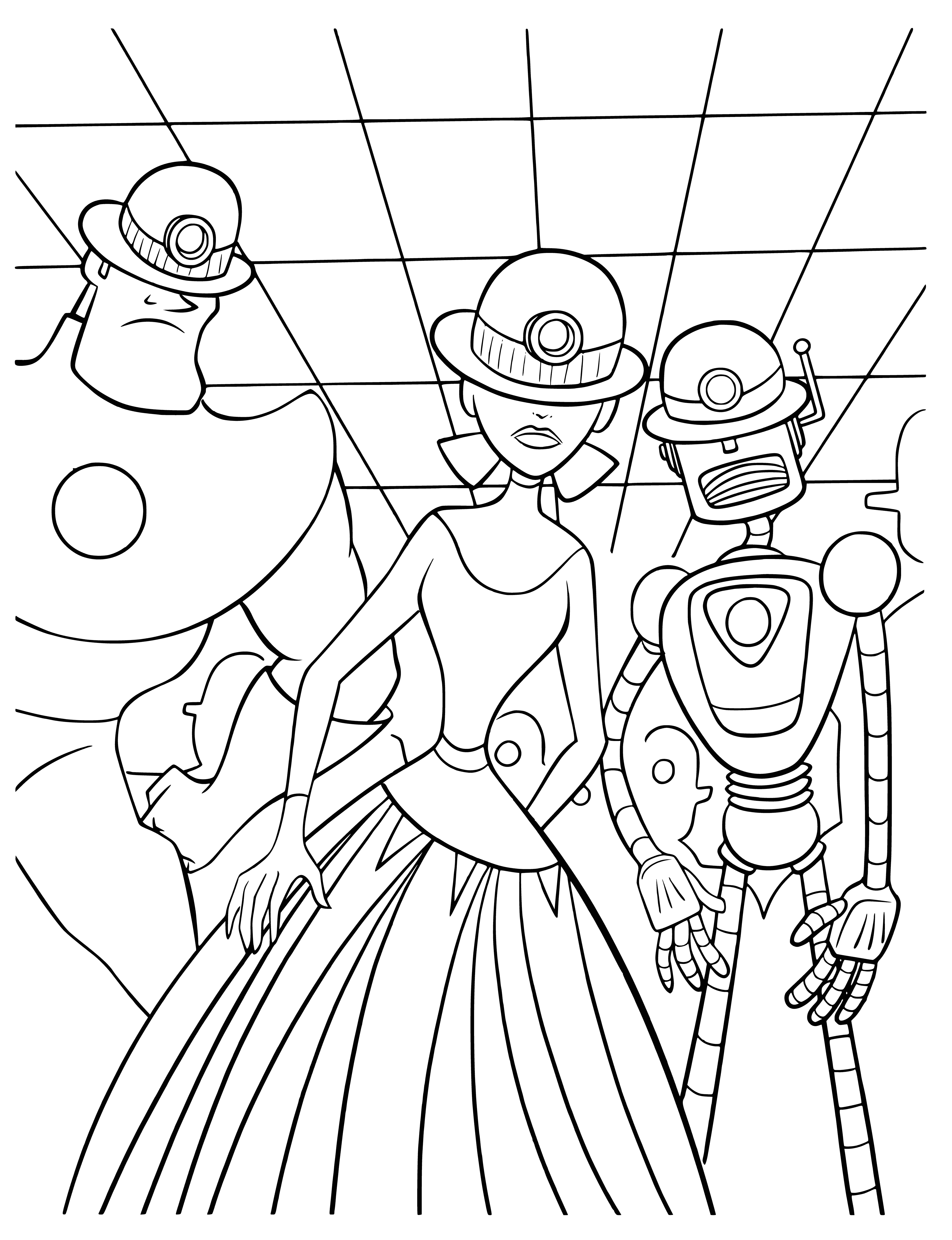 Trinity coloring page