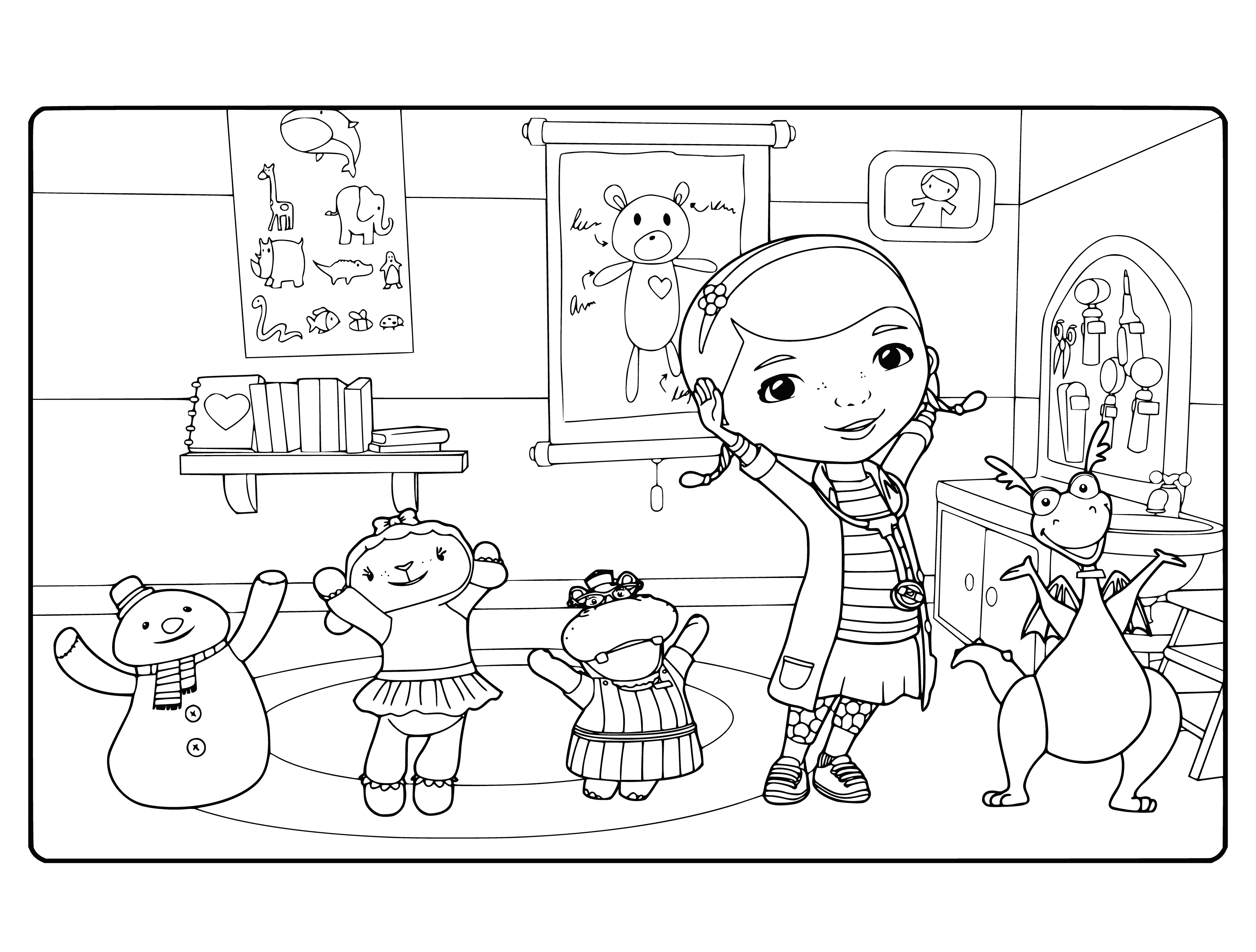 Charger coloring page