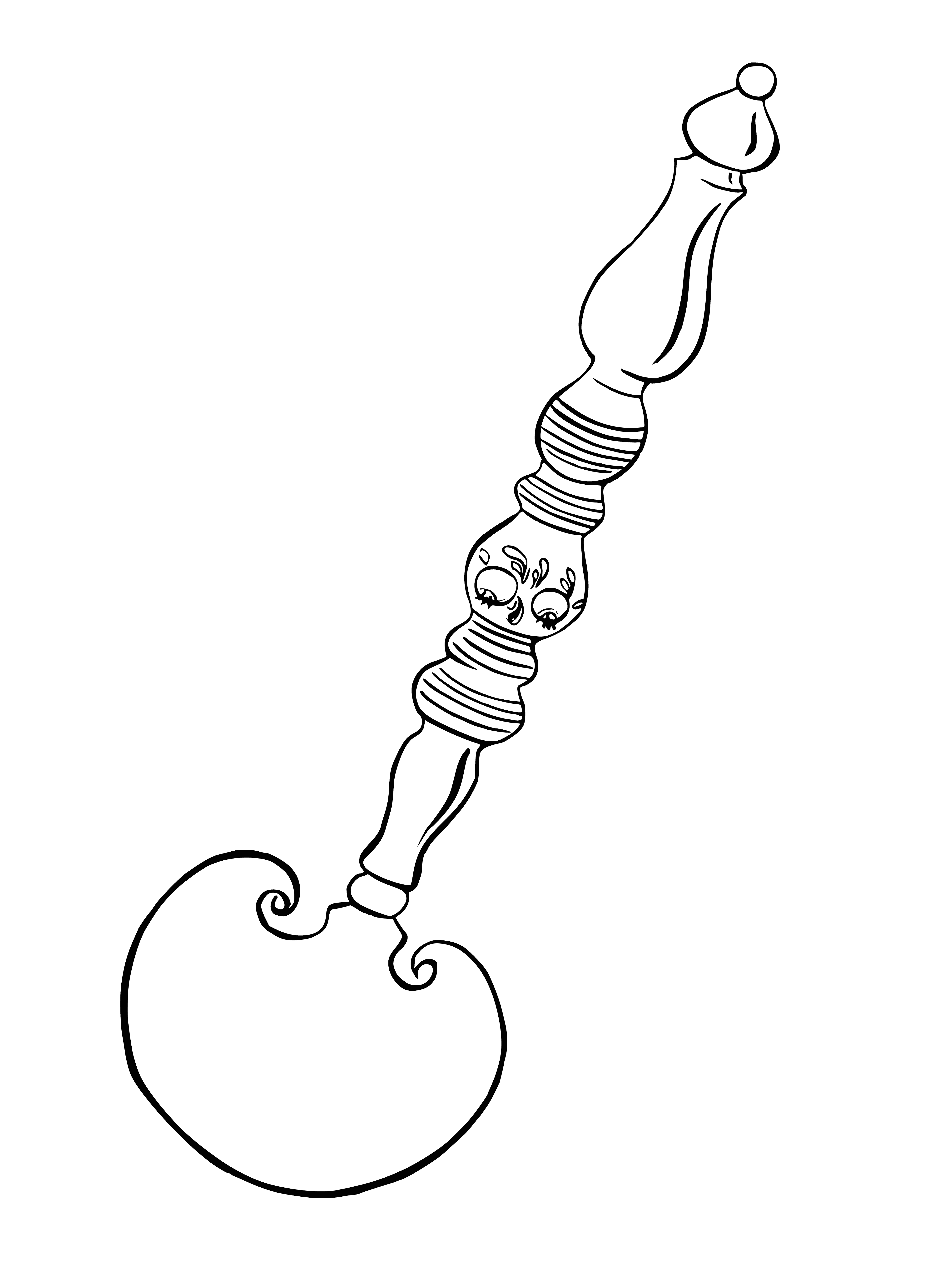 Cutting coloring page