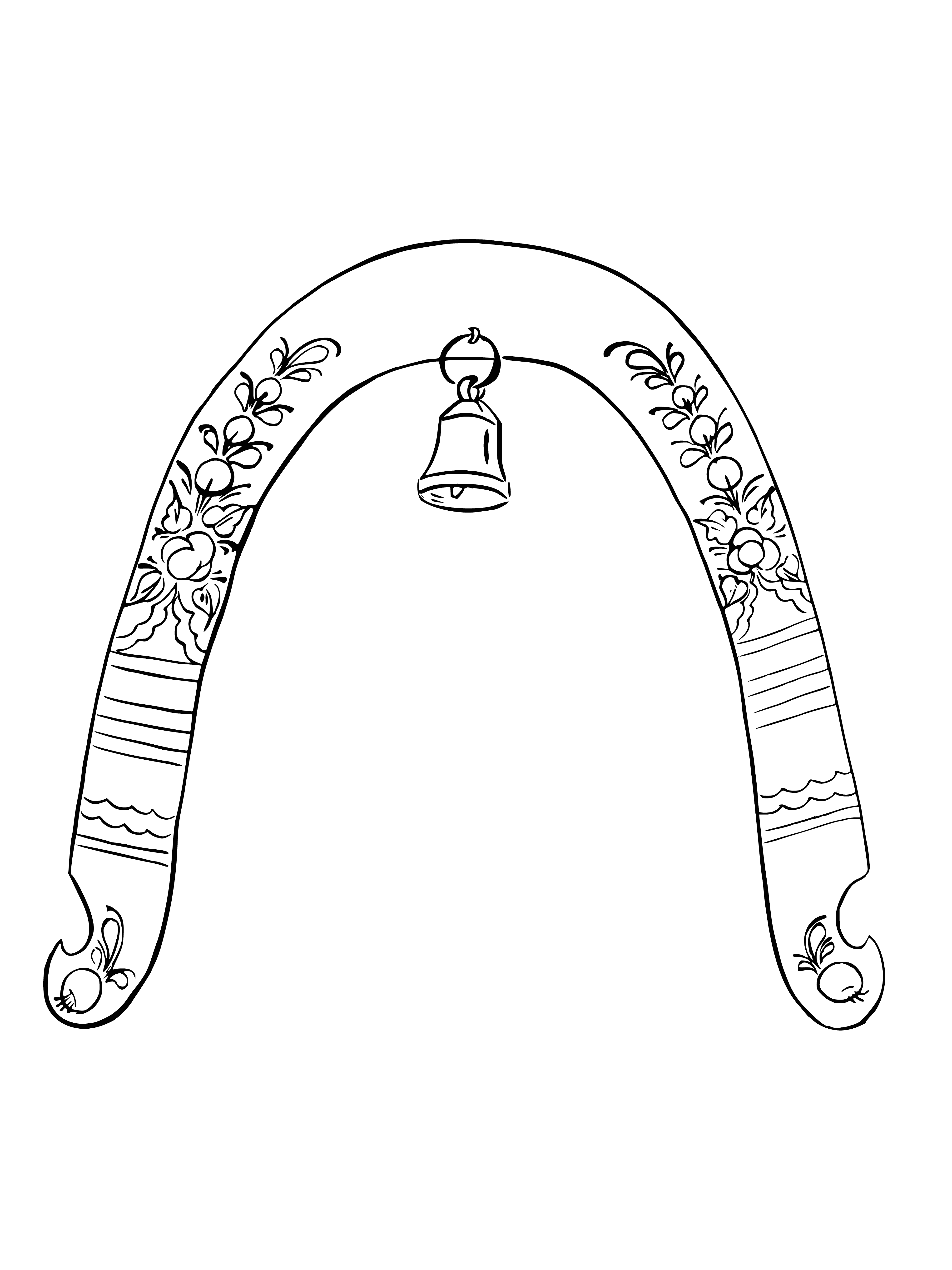 Harness coloring page