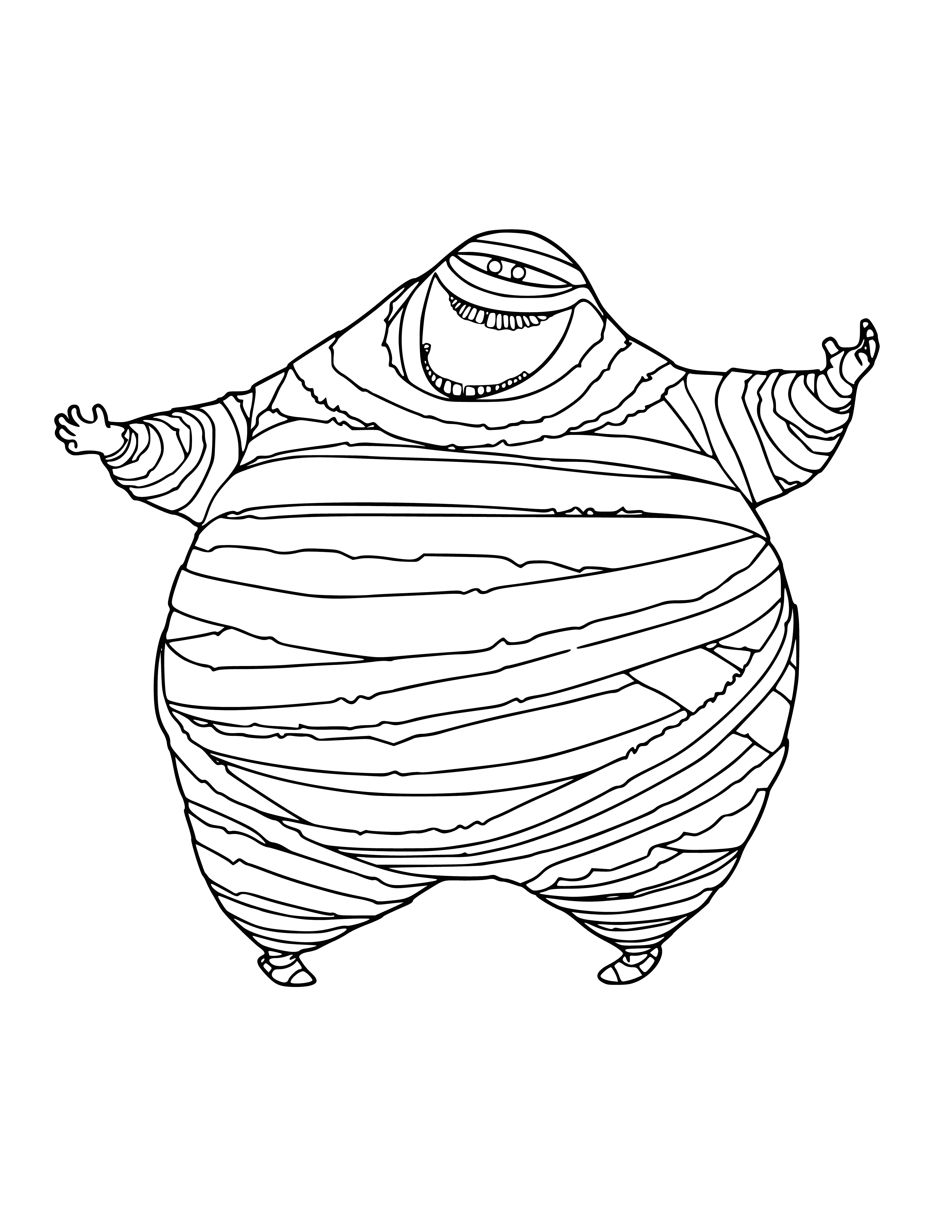 Mummy Murray coloring page
