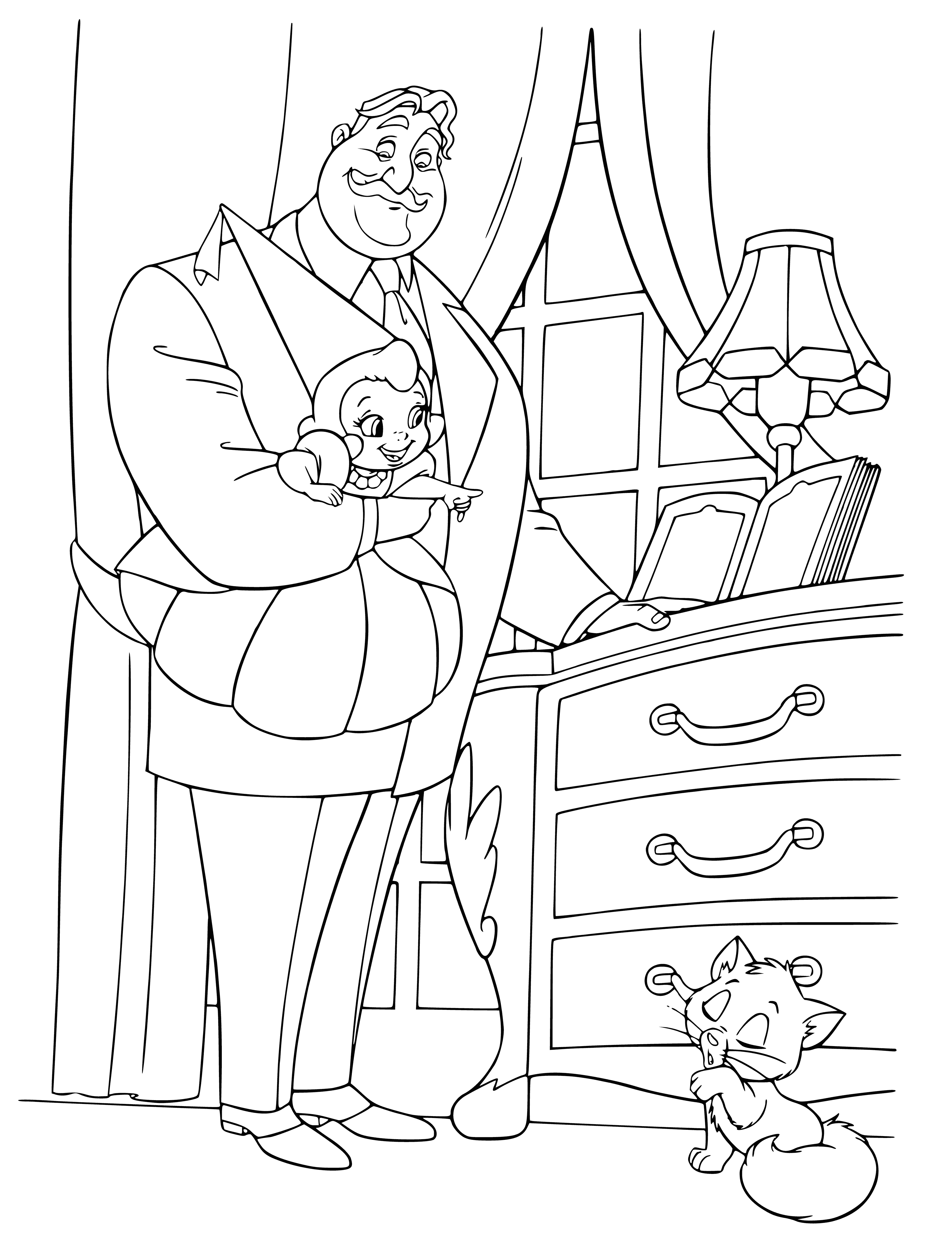 Charlotte and coloring page