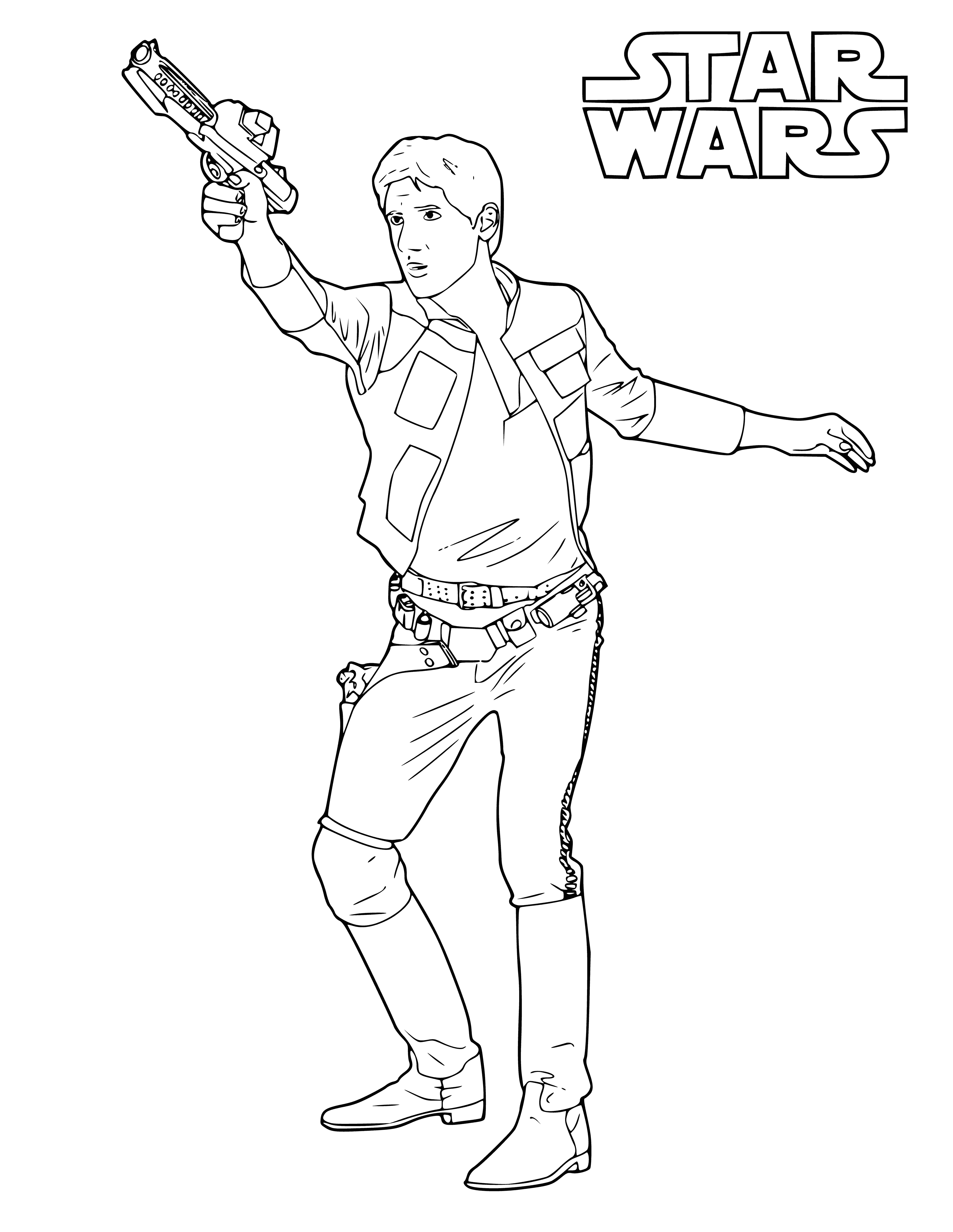 Khan Solo coloring page