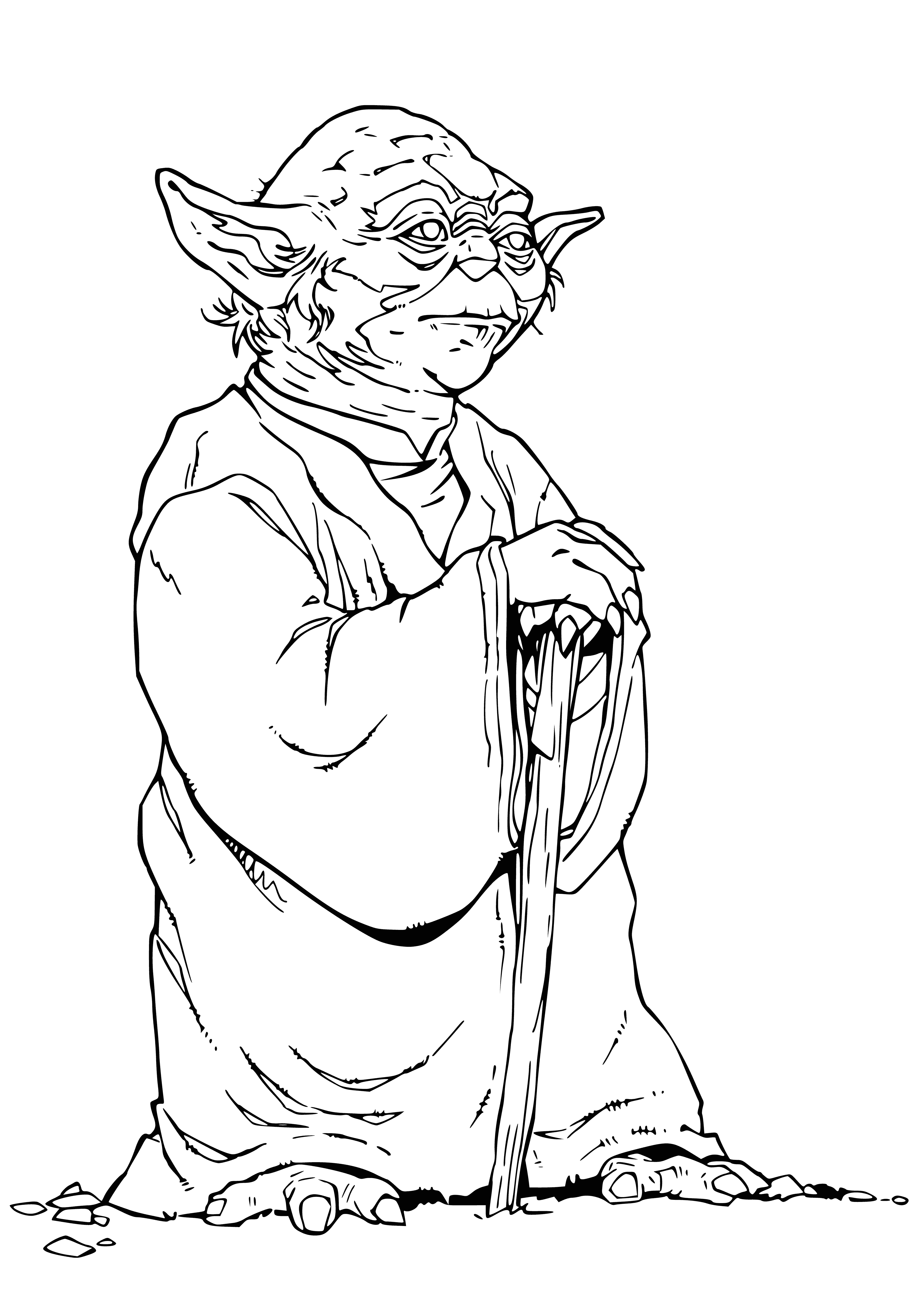 Master Yola coloring page