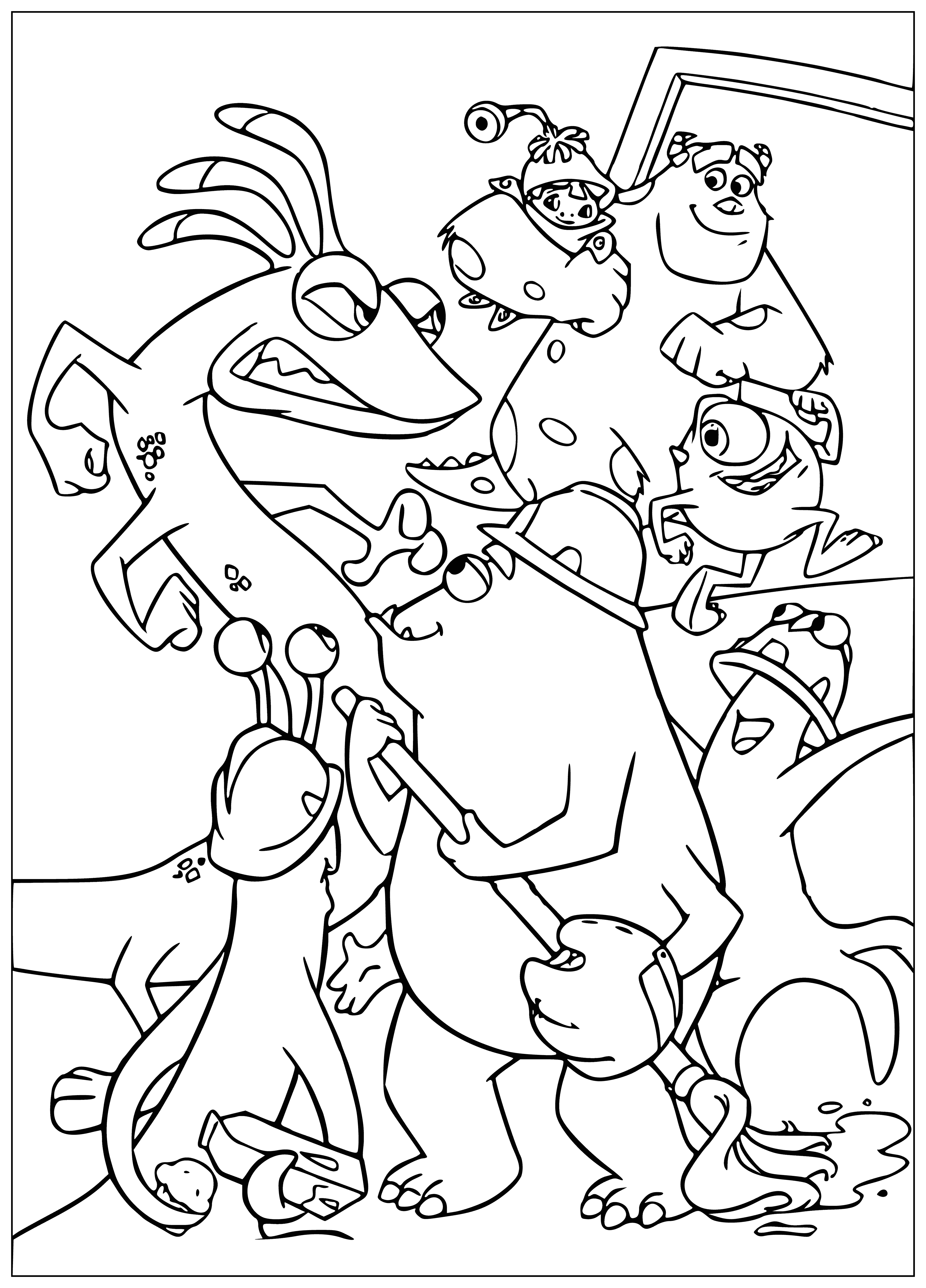 Escape from Randle coloring page