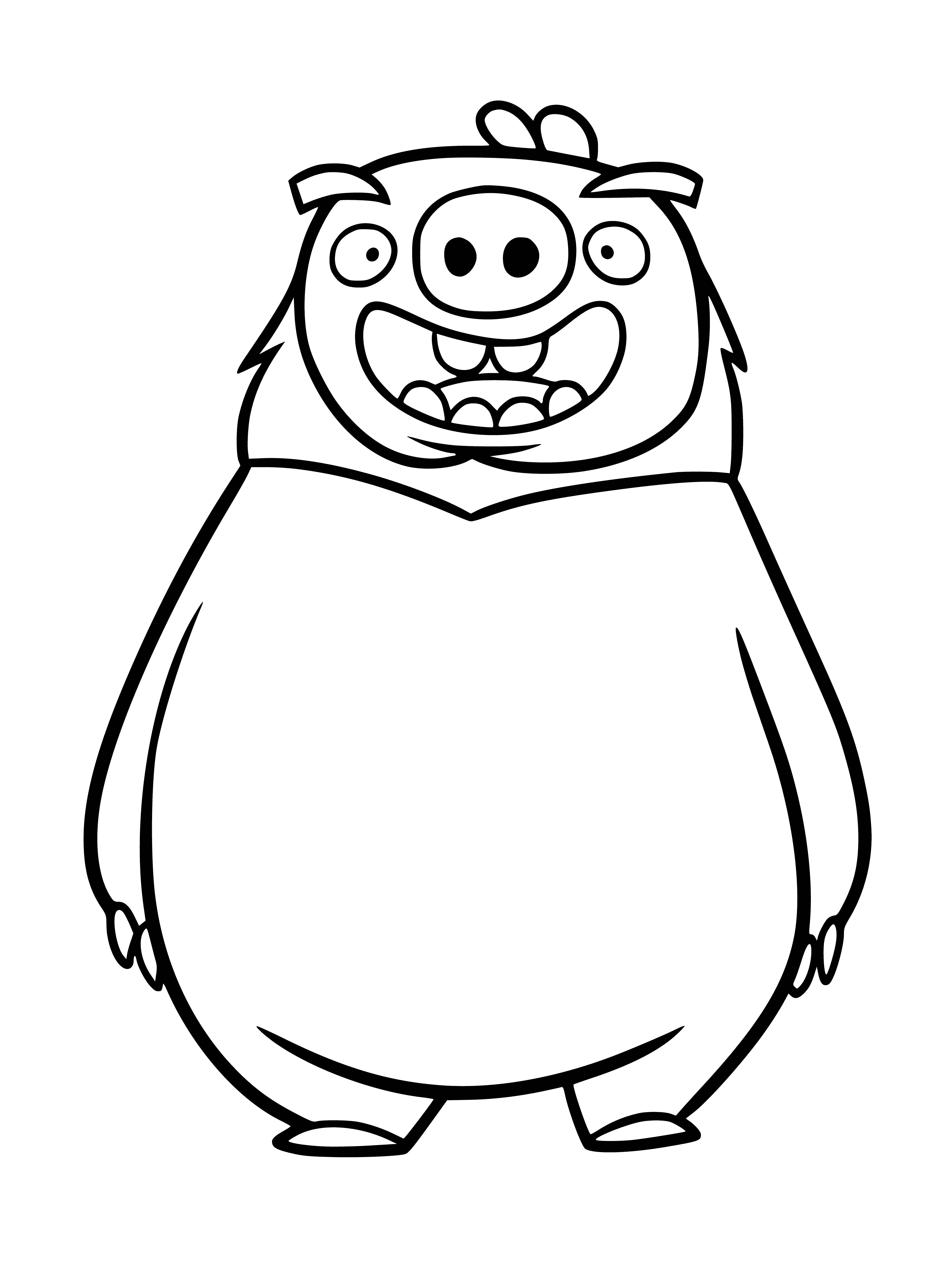 King Leonard the Bearded coloring page