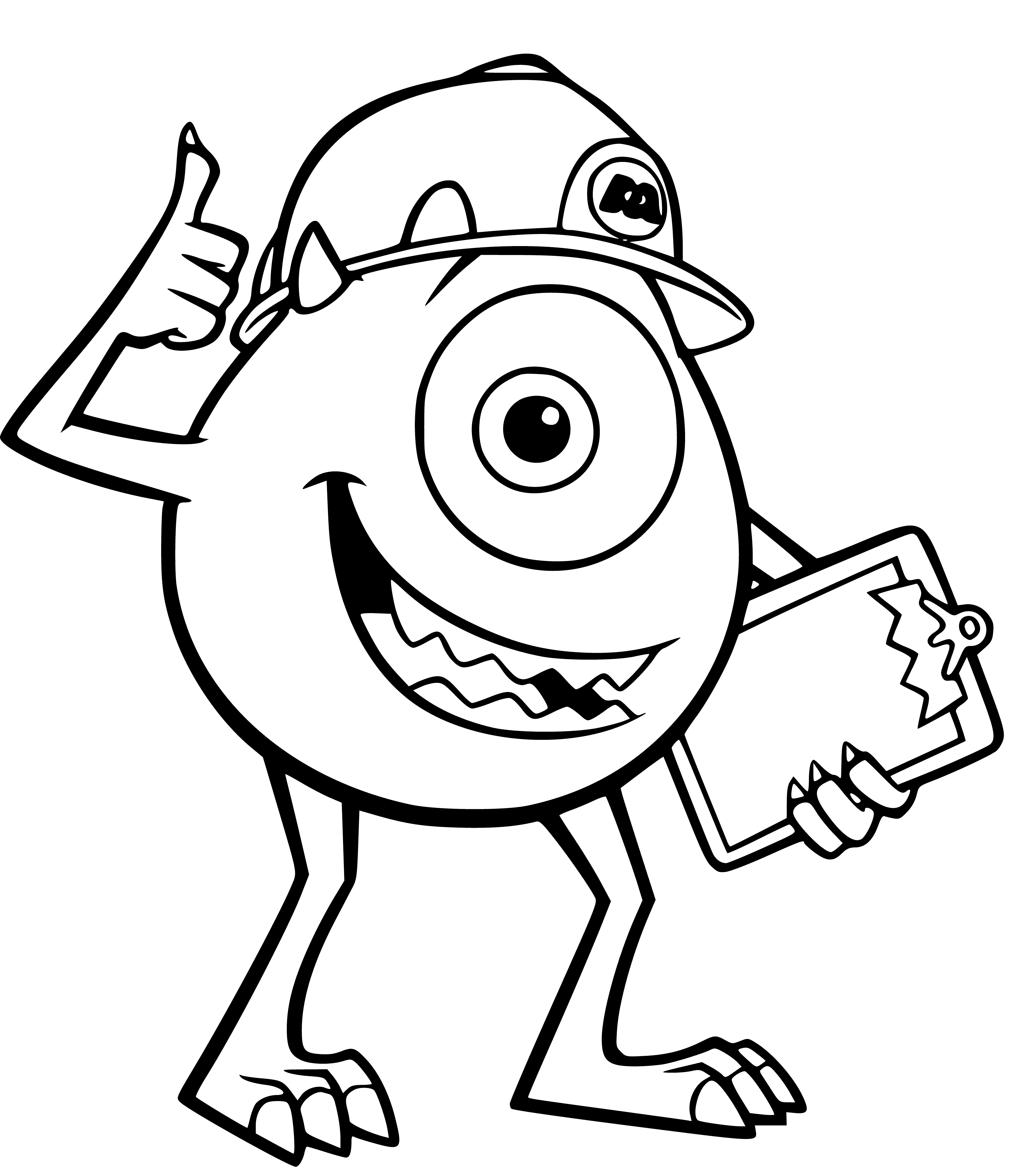 Mike Wazovsky coloring page