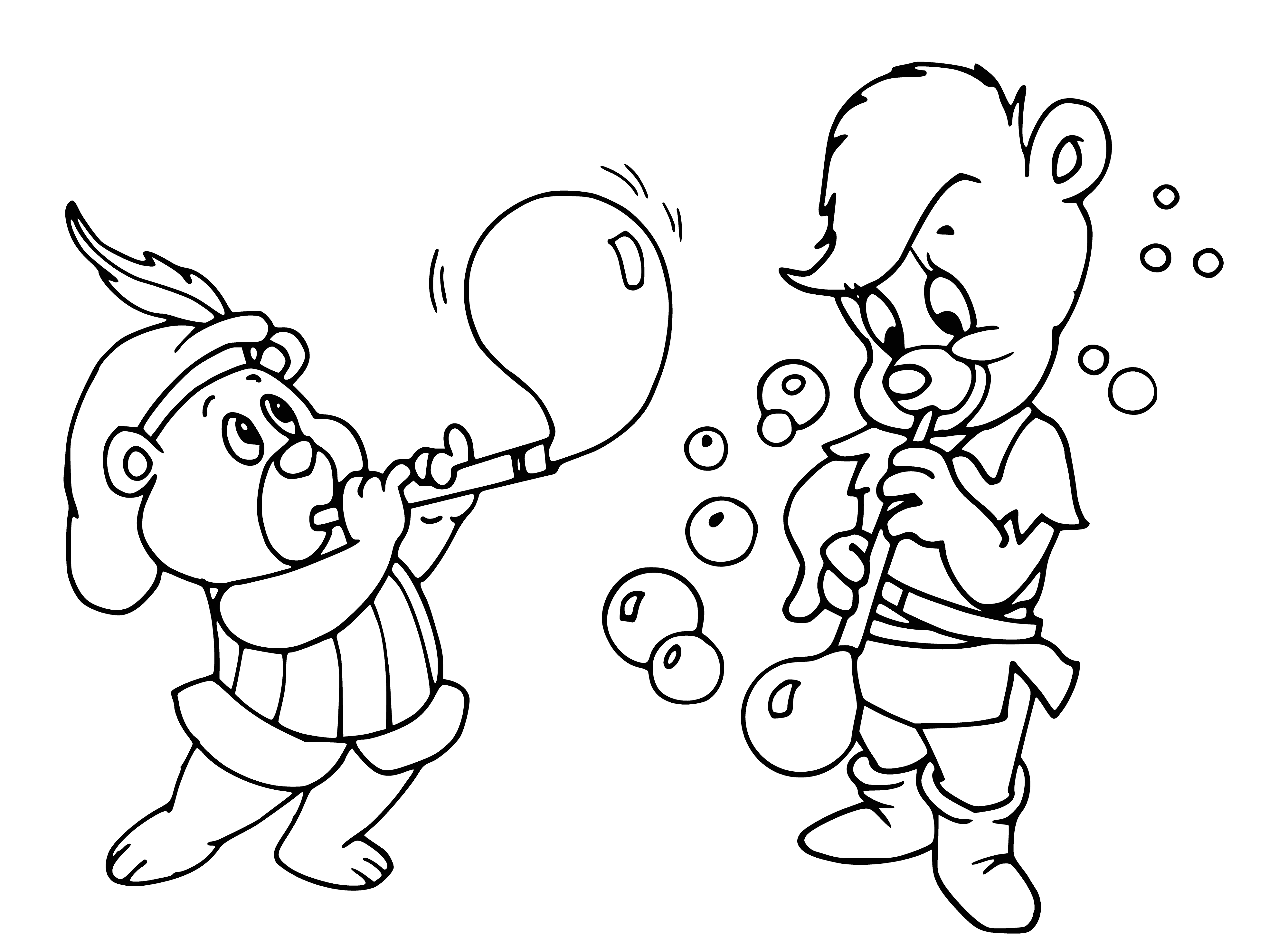 Baby and the Sun coloring page