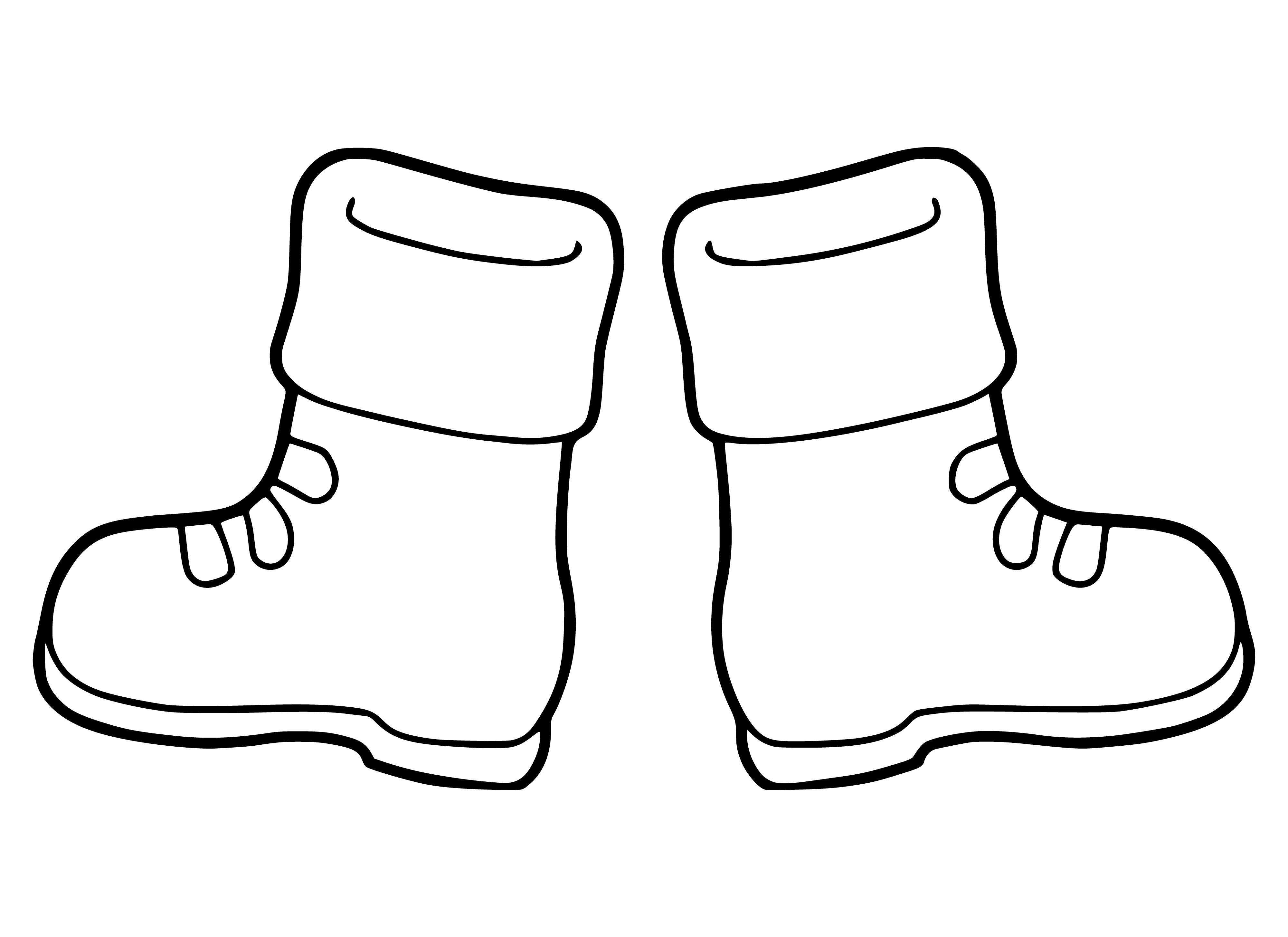 Boots coloring page