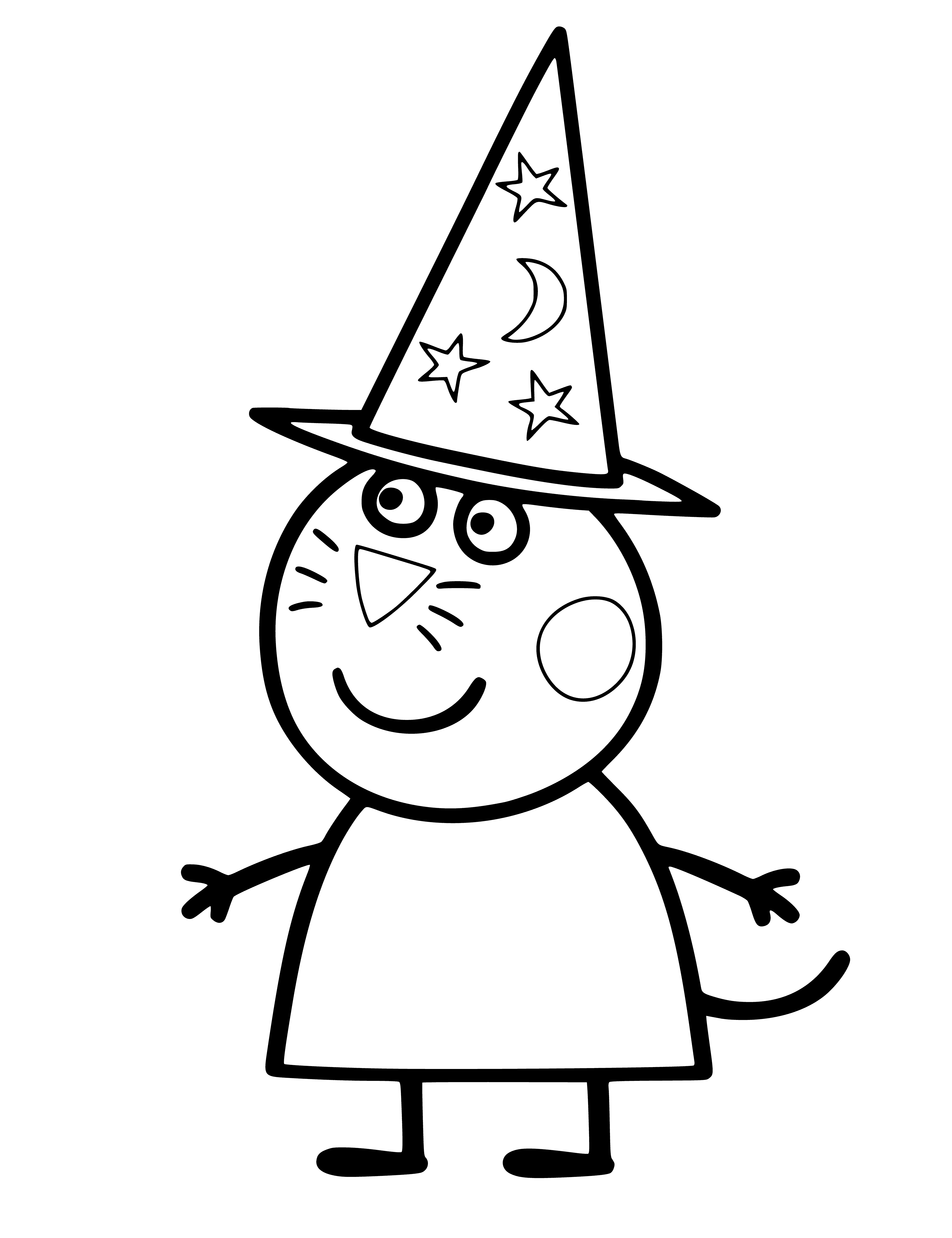Pussy candy coloring page