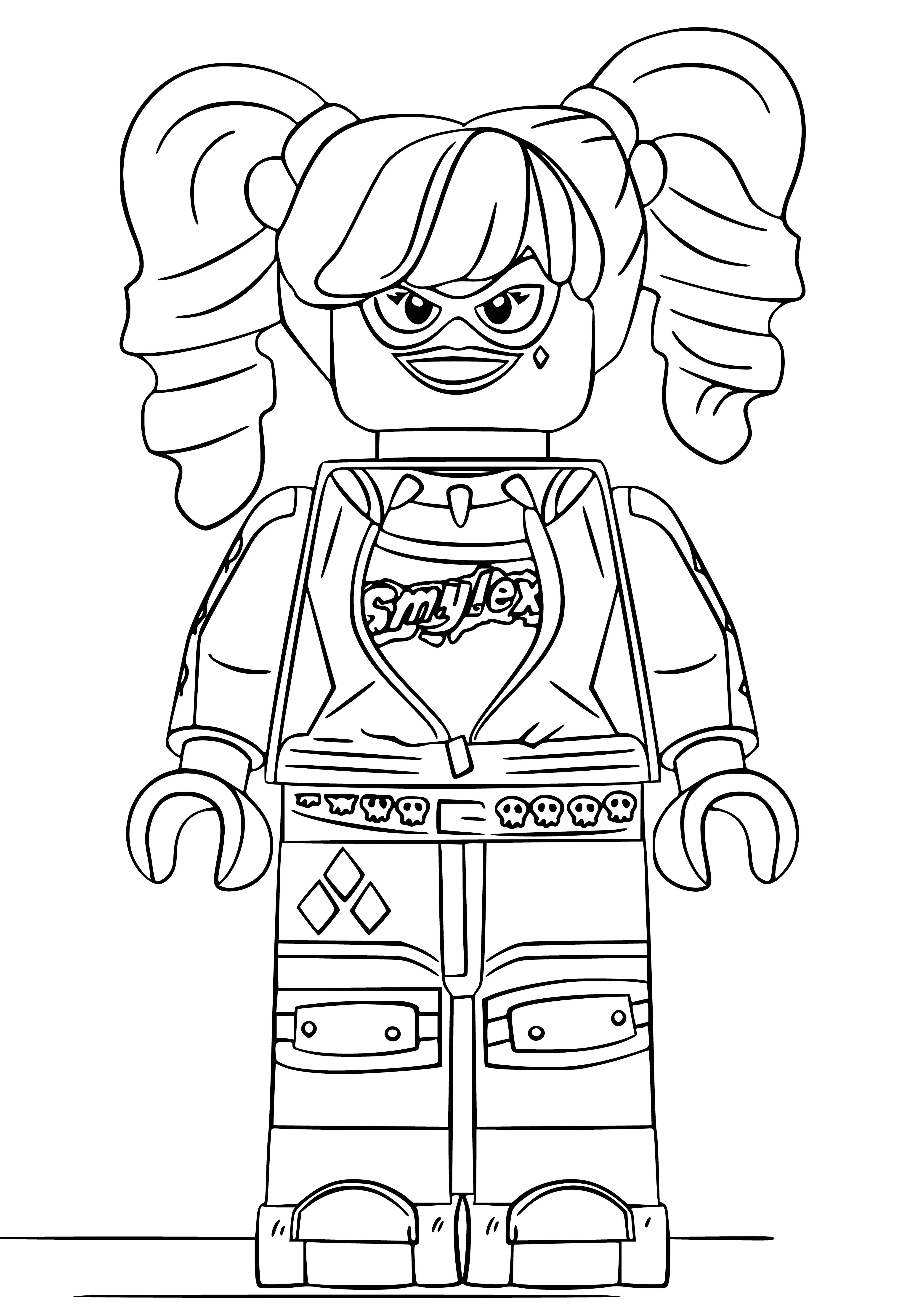 Harley Quinn coloring page