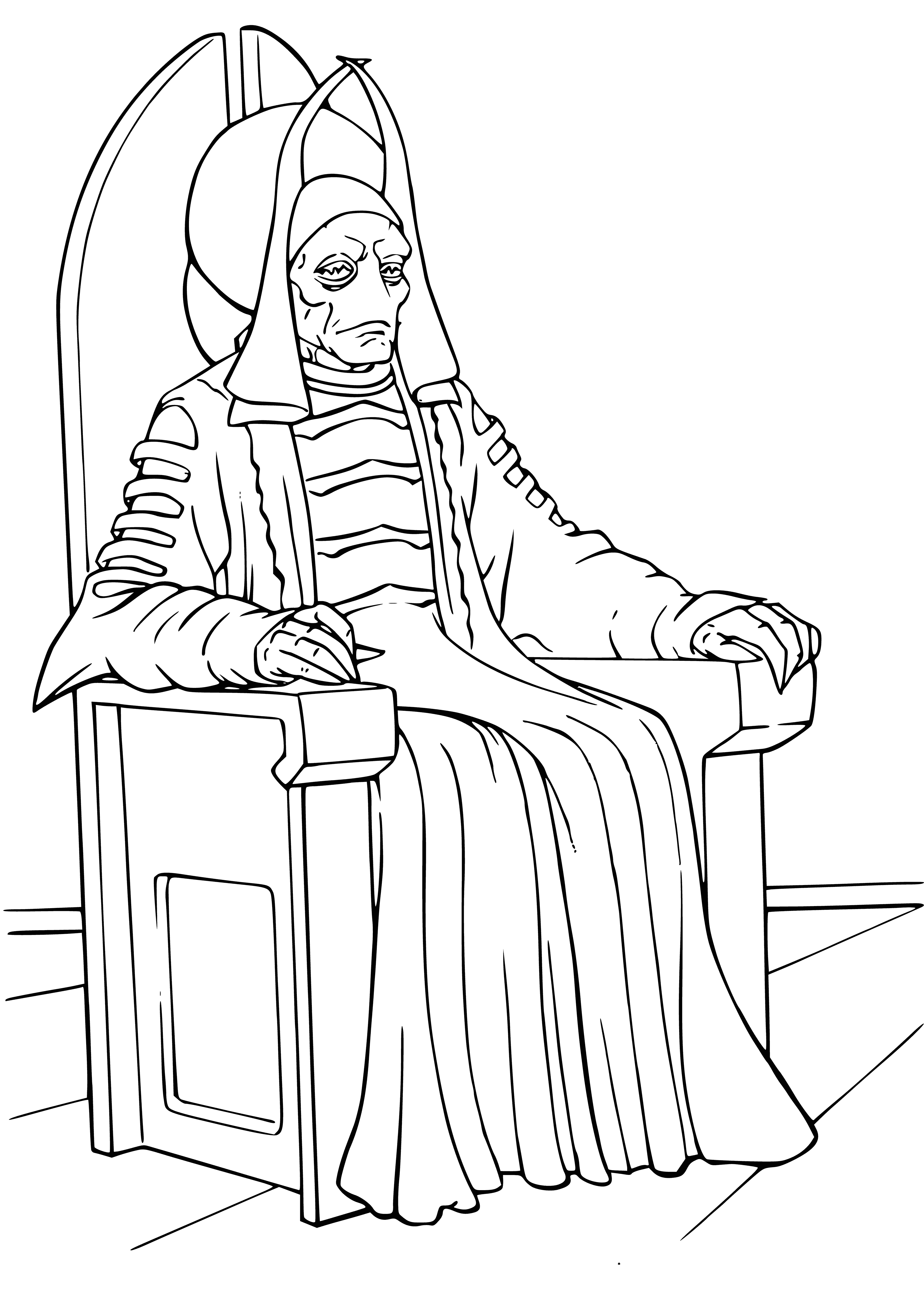 Rune Haako's assistant coloring page