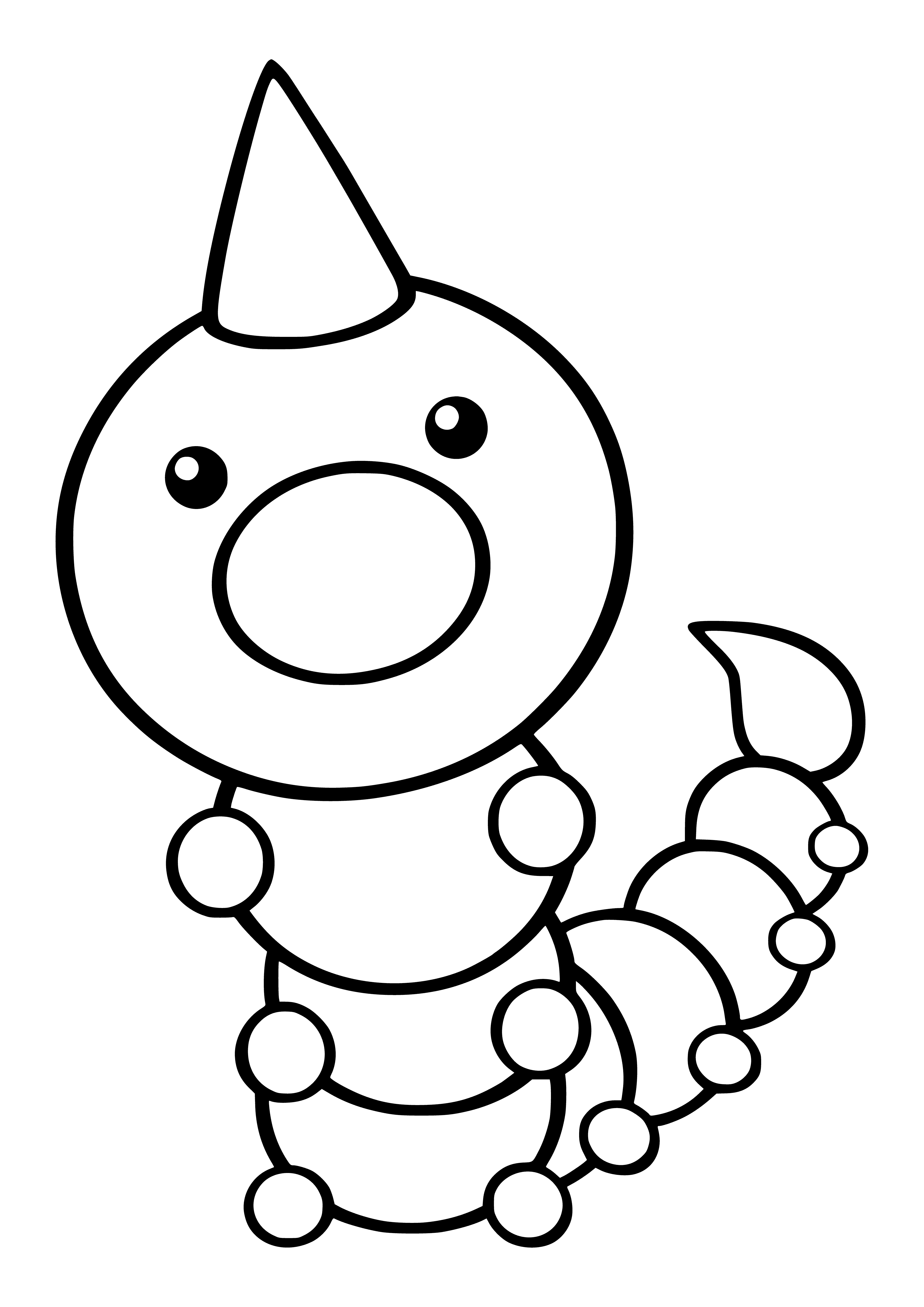 Pokemon Weedle coloring page