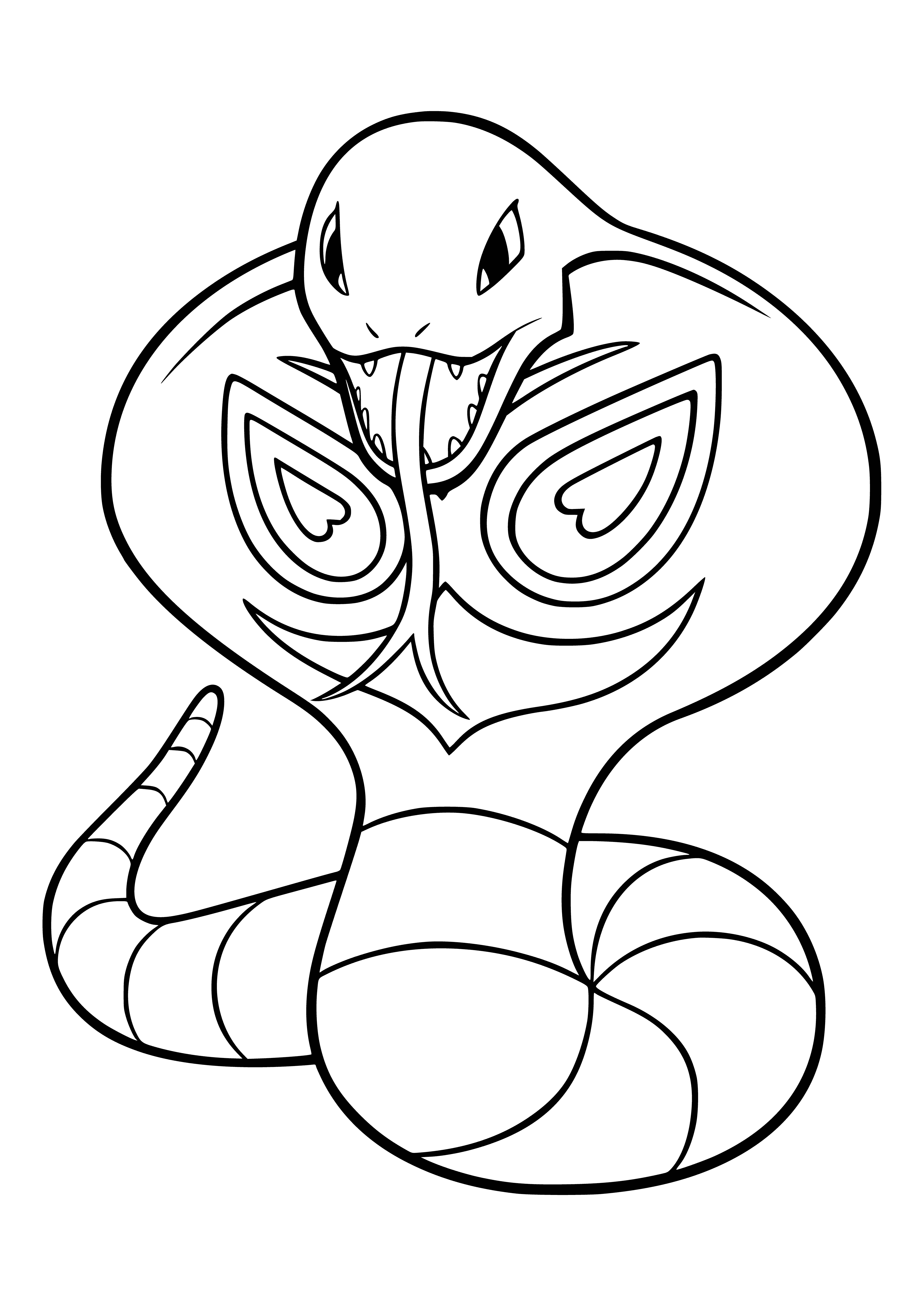 coloring page: Erbok is a brown dog-like Pokemon w/ long snout, bushy tail, small triangular ears, black spots, black nose, and black claws.