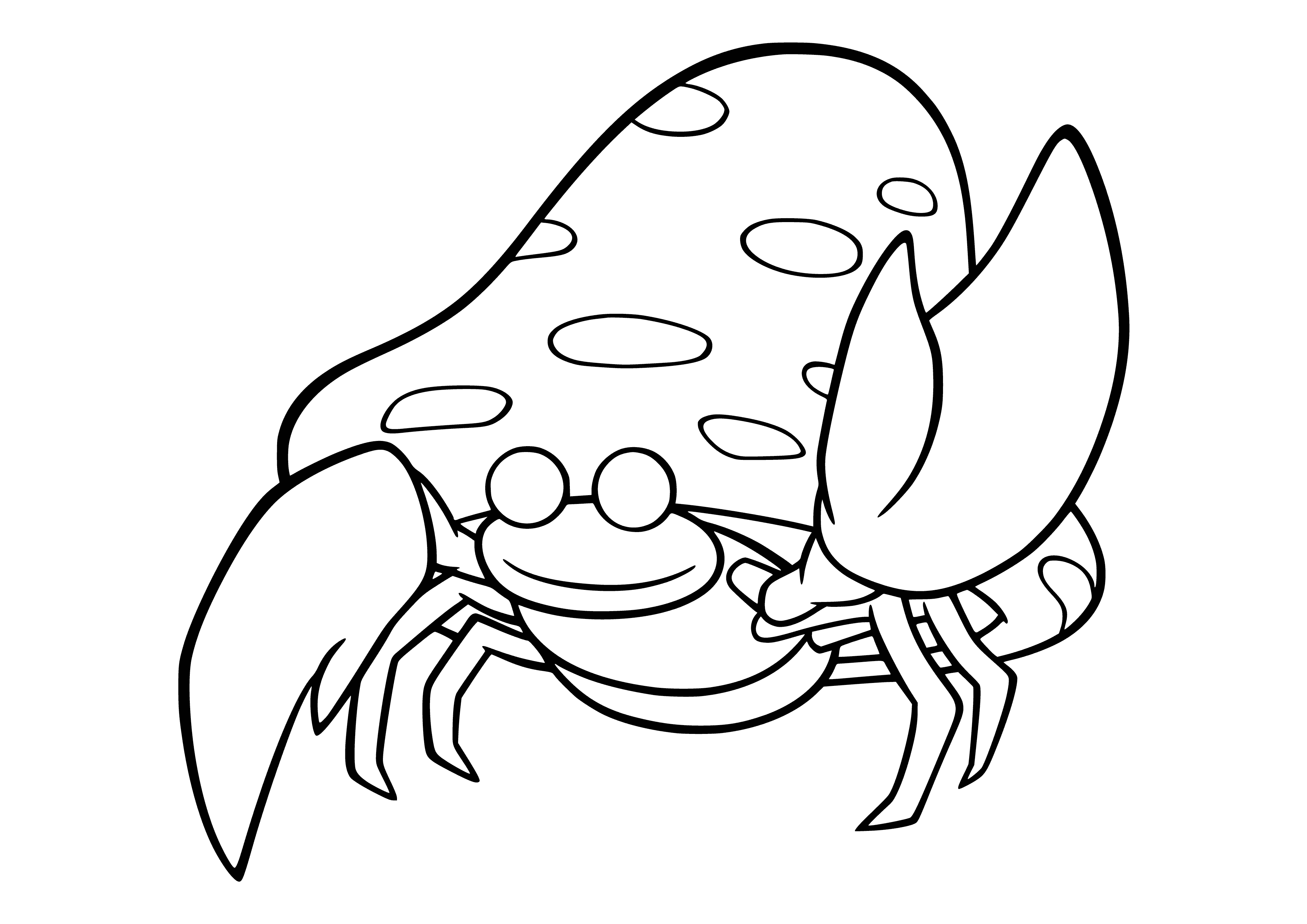 Pokemon Parasect (Parasect) coloring page