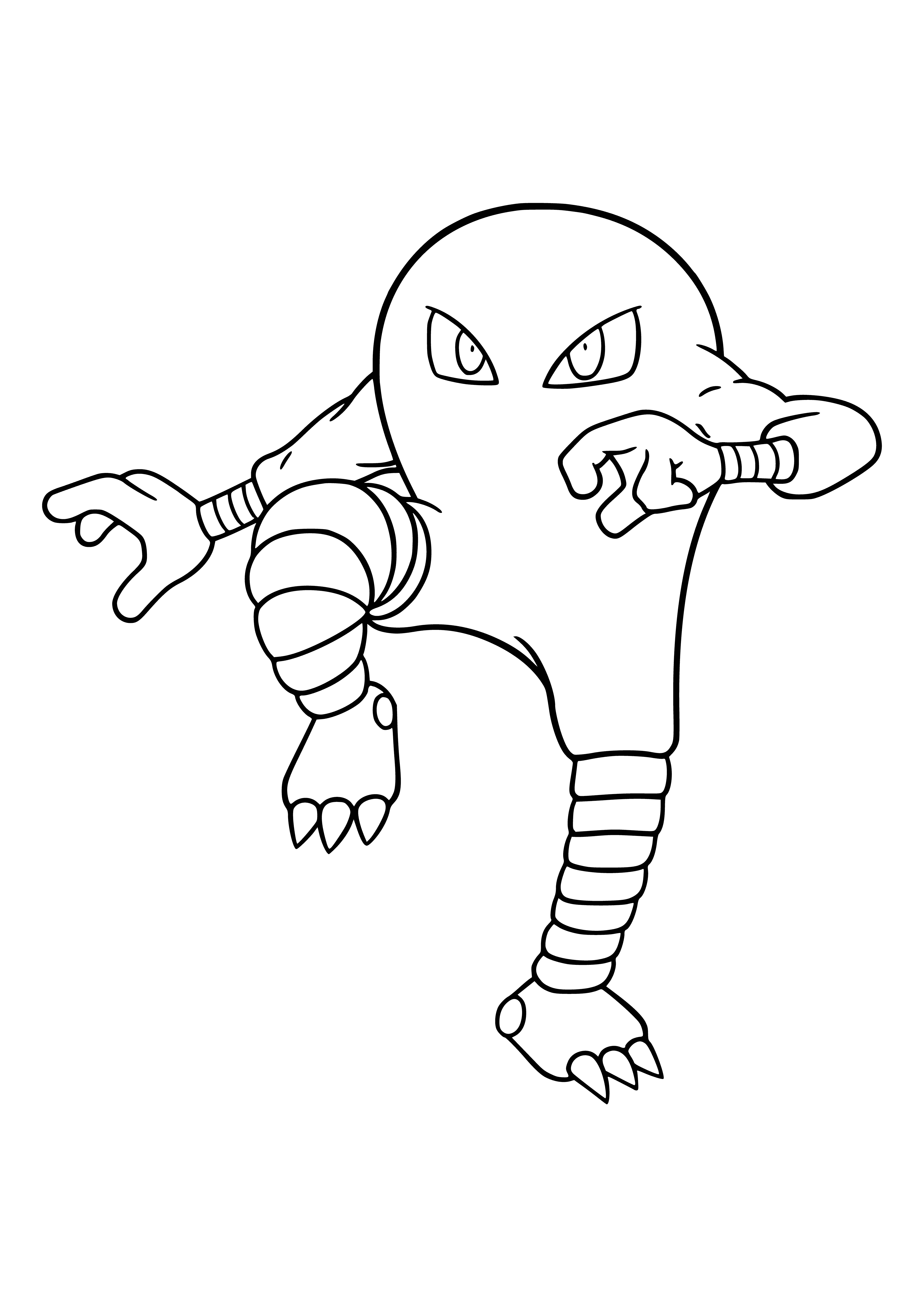 coloring page: #140char

A Pokemon with long, powerful legs, no arms, a round head, black eyes, a small black nose, sharp teeth and a long tail with a black tip. Smiling!