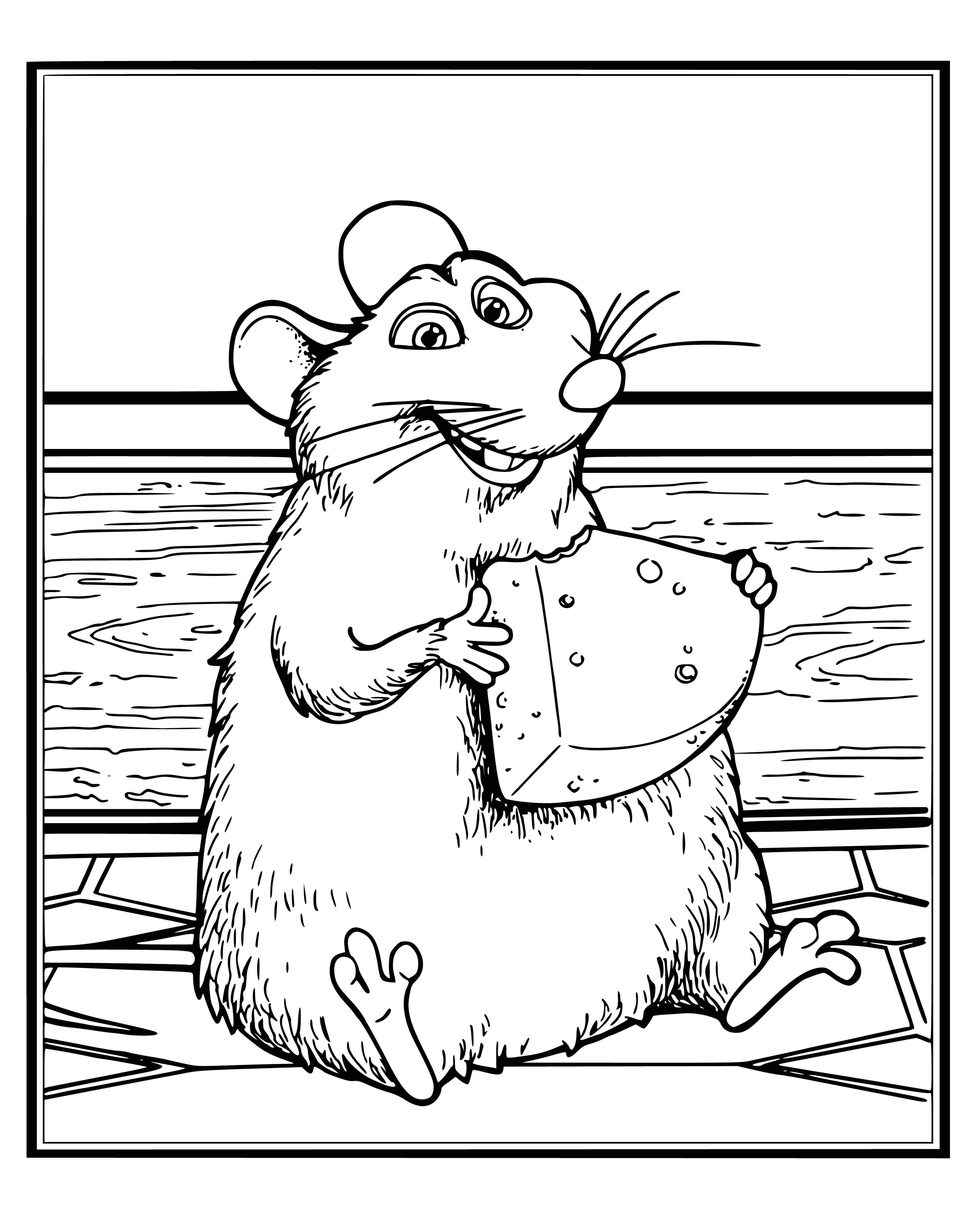 Emil, cousin Remi coloring page