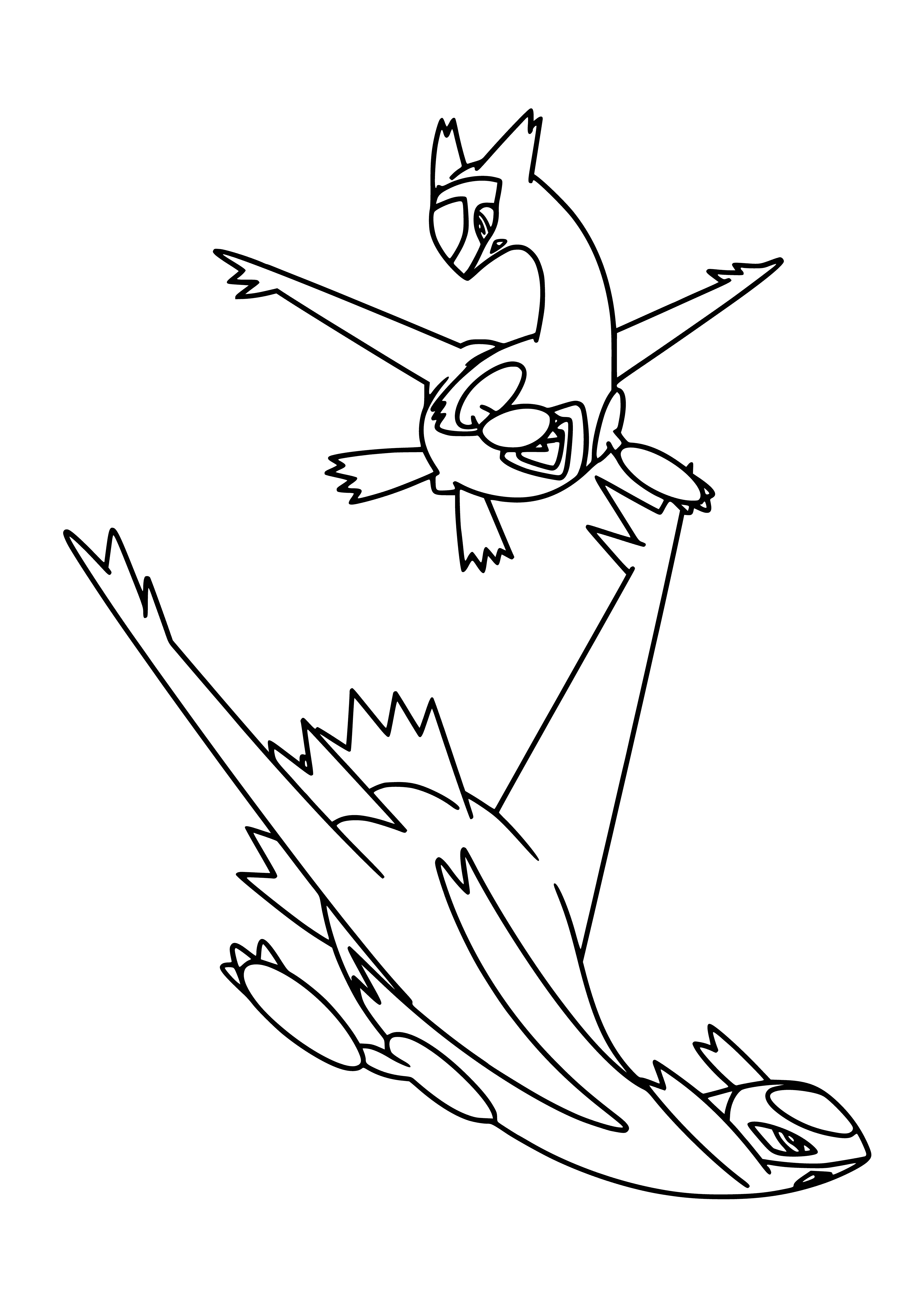 kolorowanka: Kolorowanki Legendarny Pokémon Latios i Latias