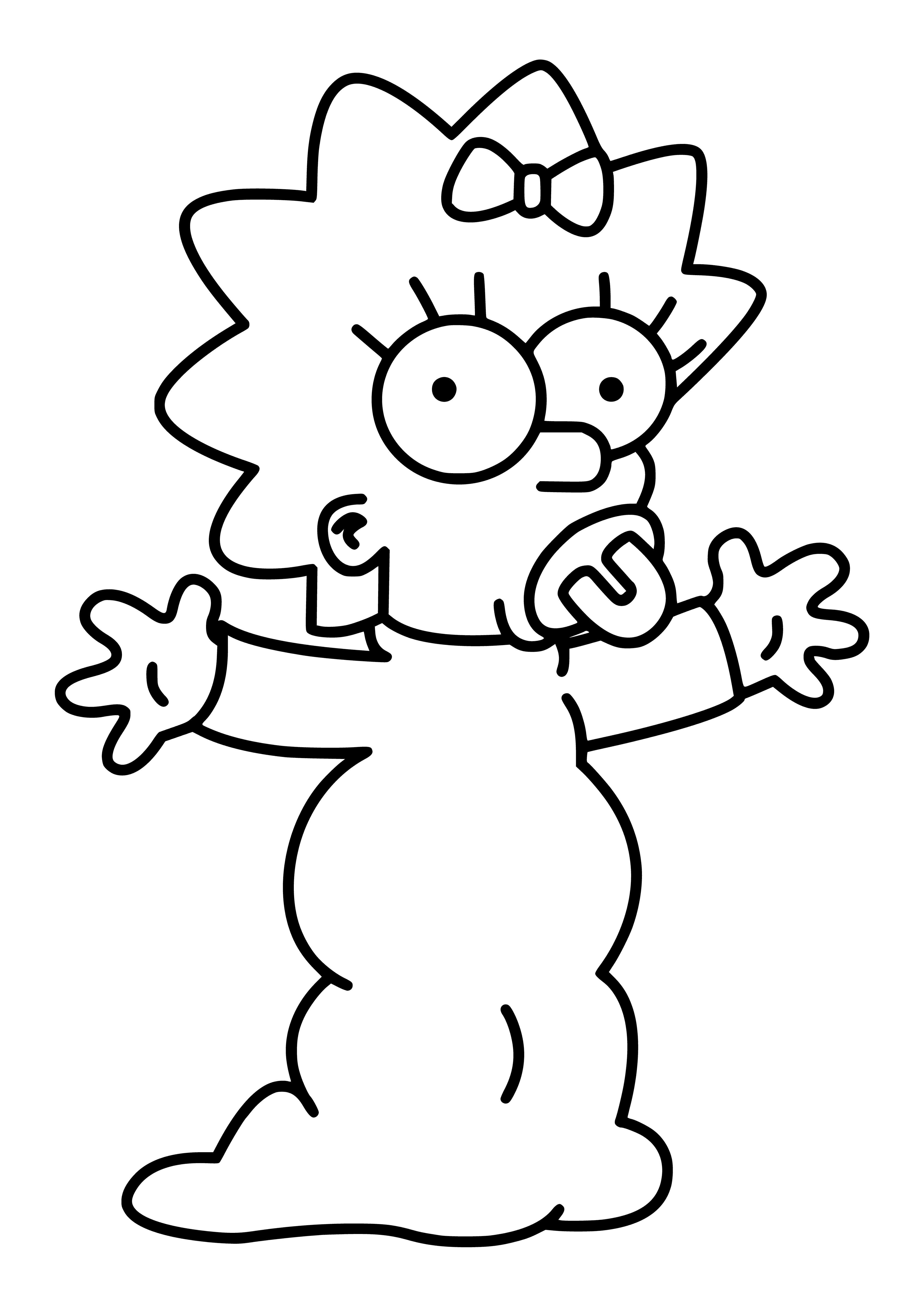 Maggie coloring page