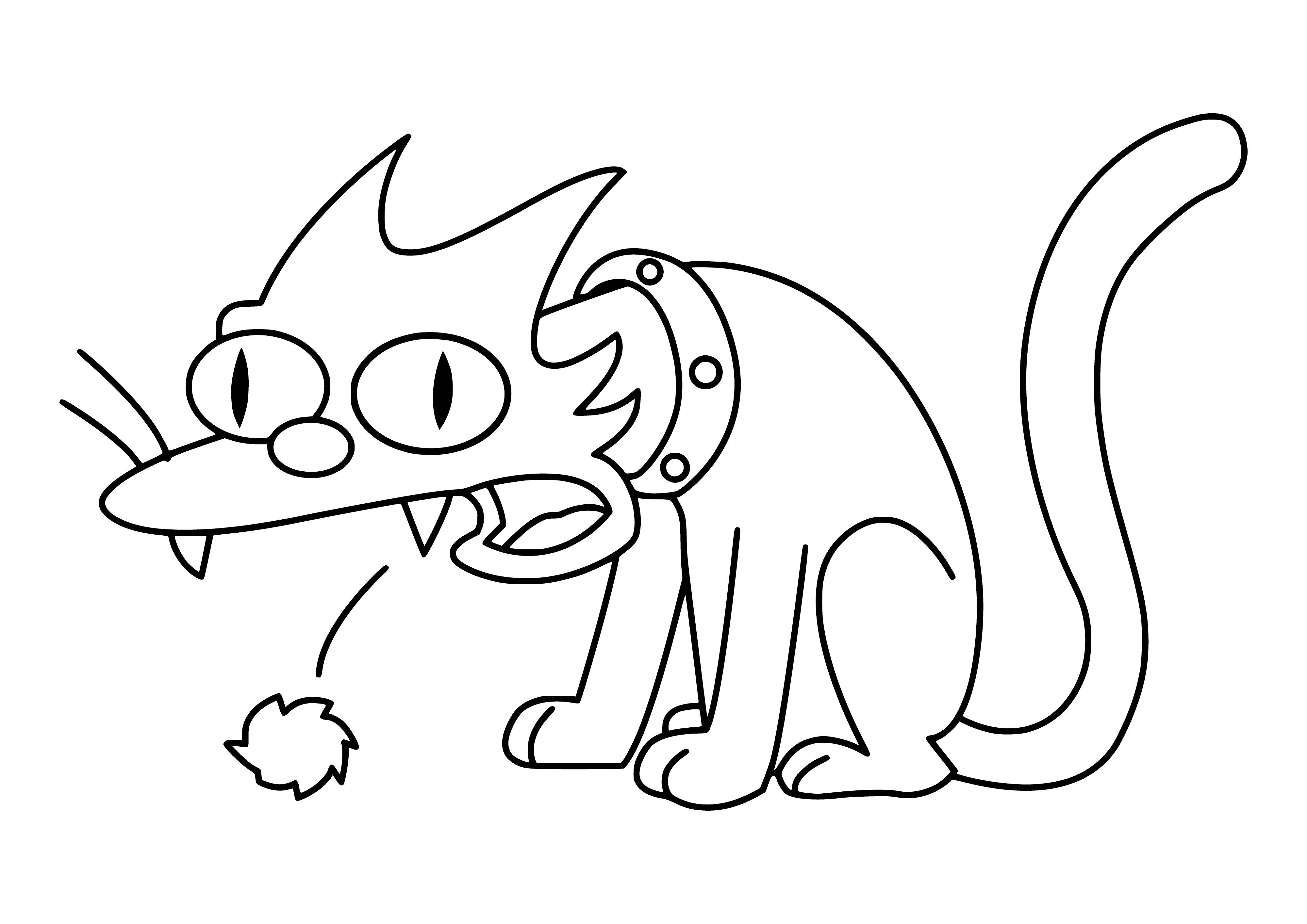 Snowball 5 coloring page