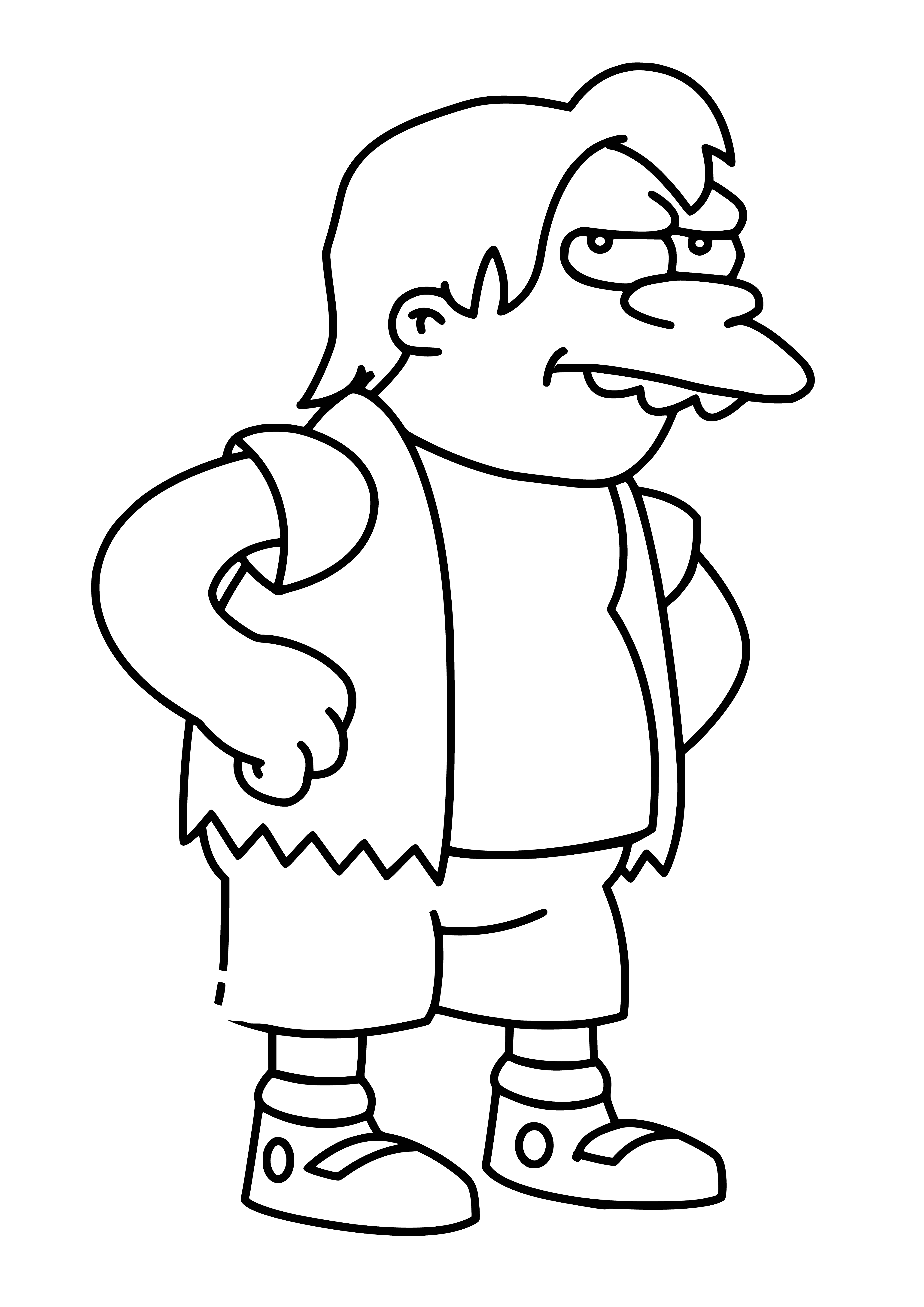 Bully Nelson coloring page