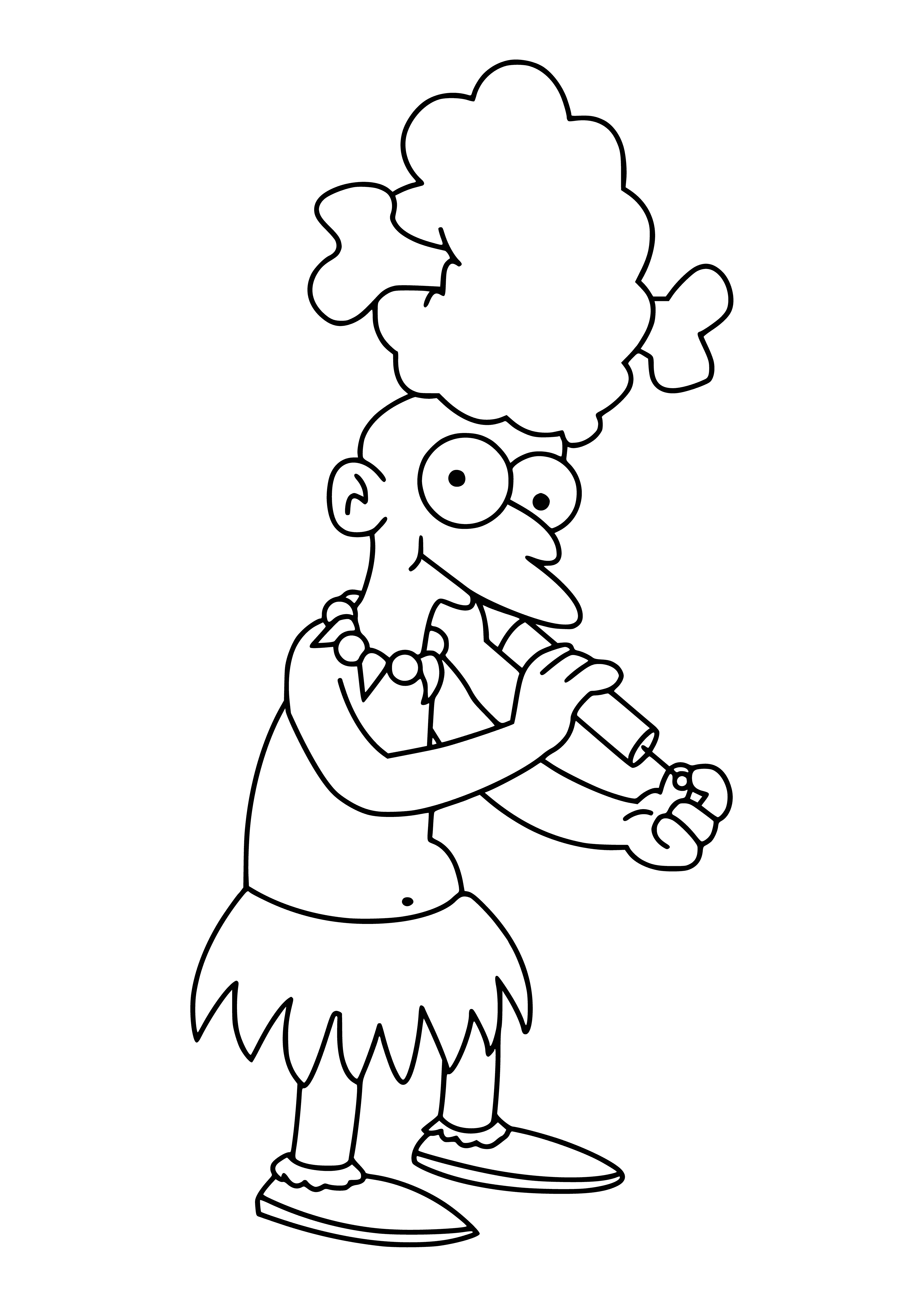 Actor coloring page