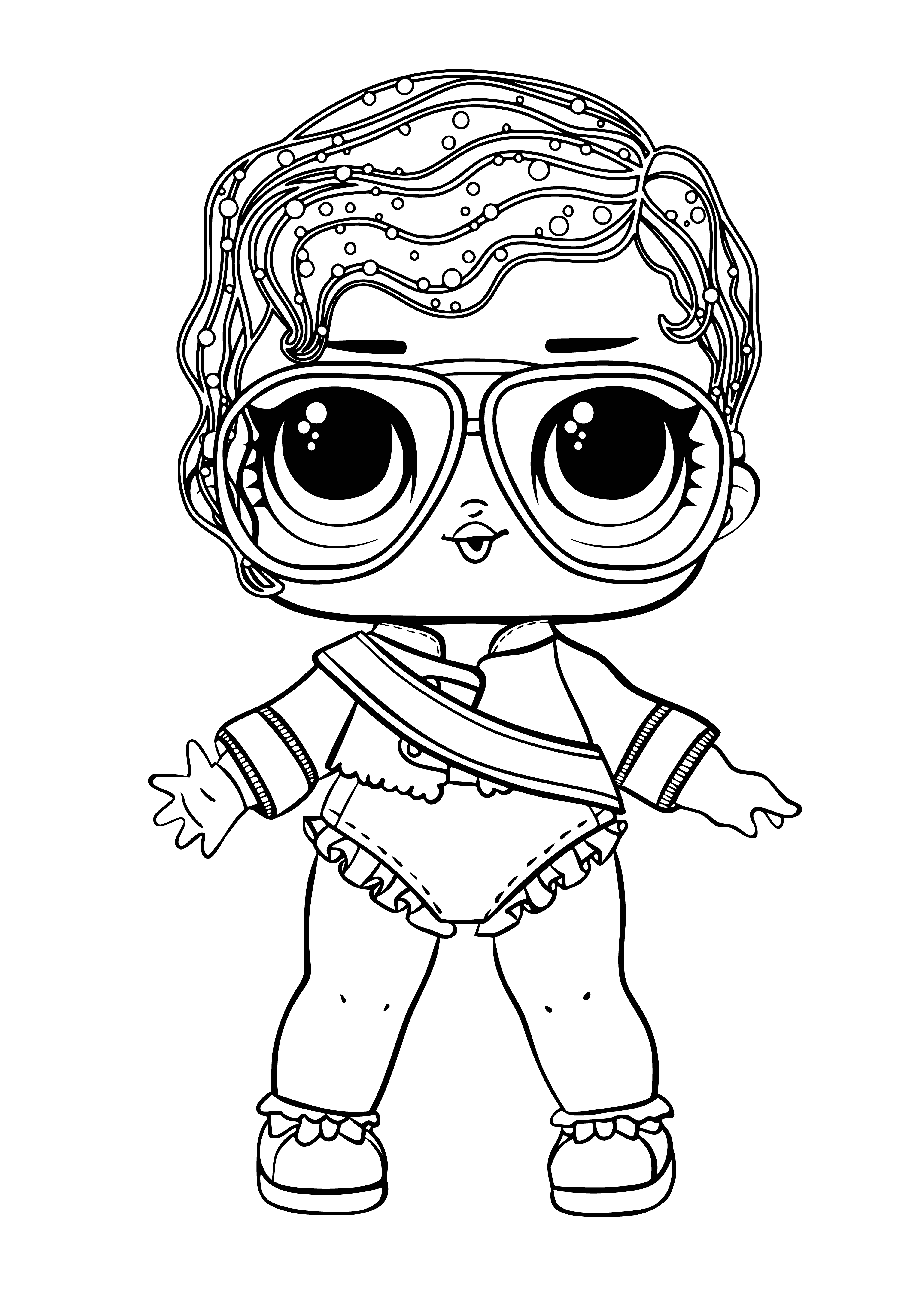 LOL Shimone Queen (Michael Jackson) coloring page