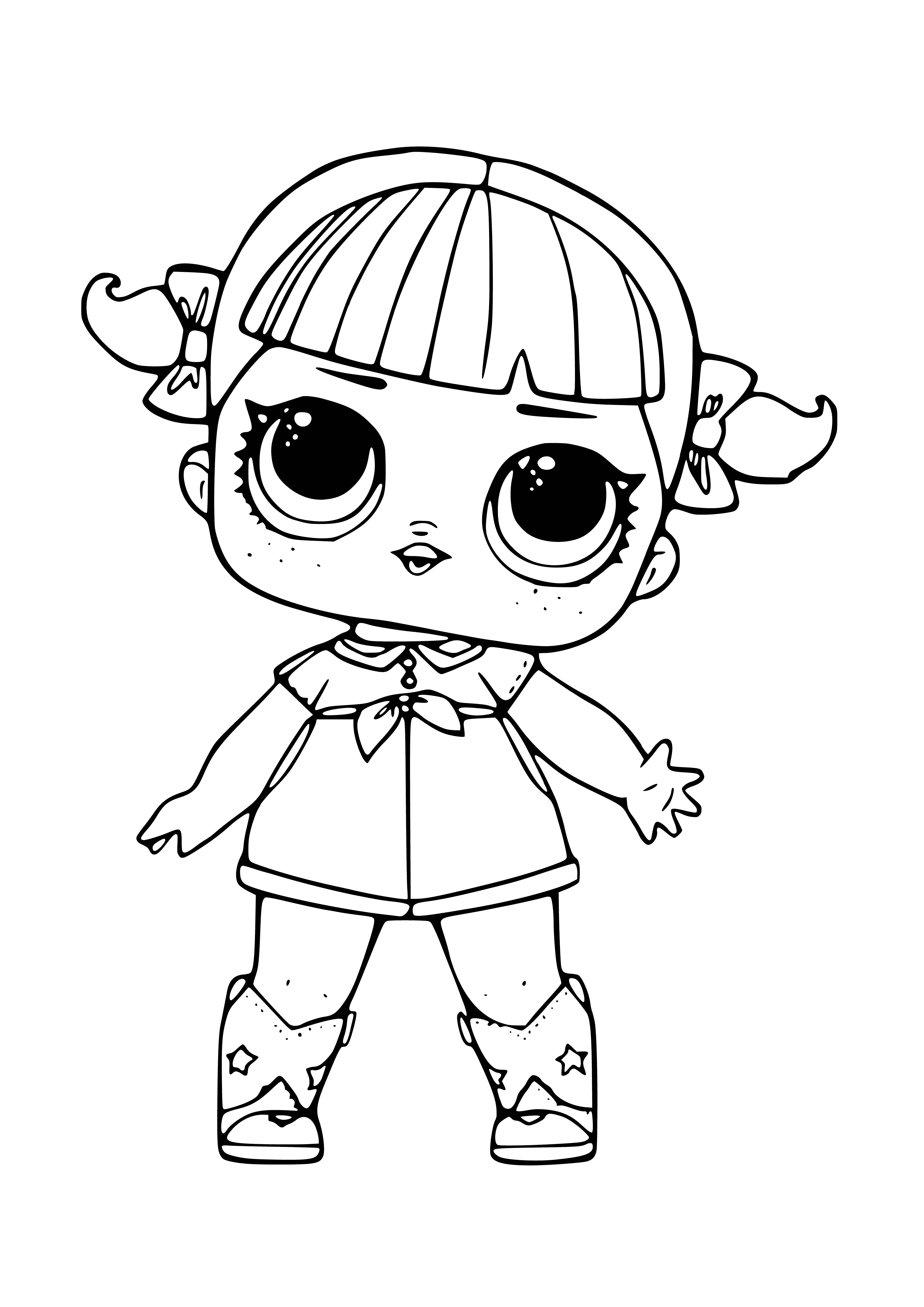 LOL Line Dancer series 1 coloring page