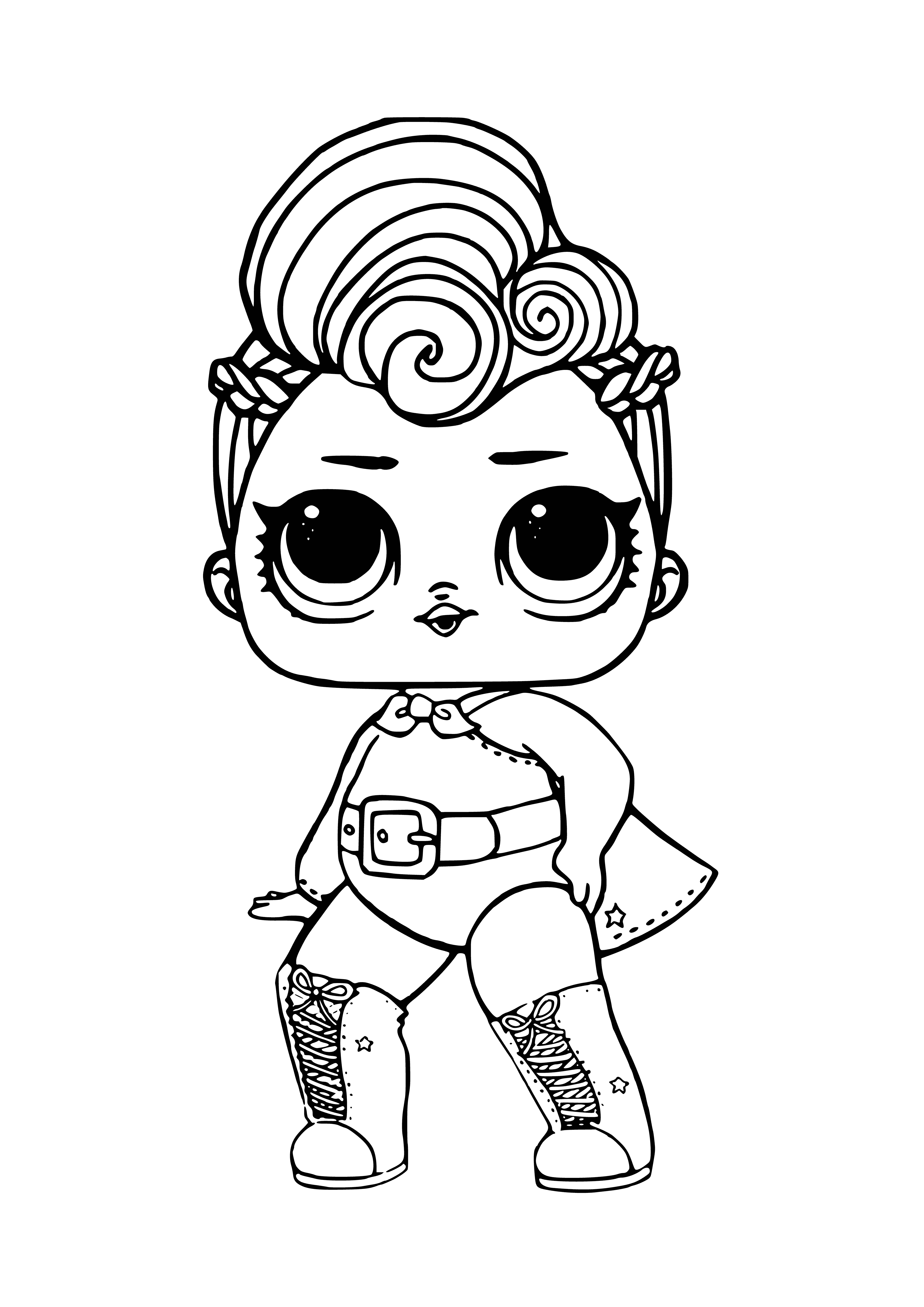 LOL Stardust Queen (Queen Stardust) coloring page